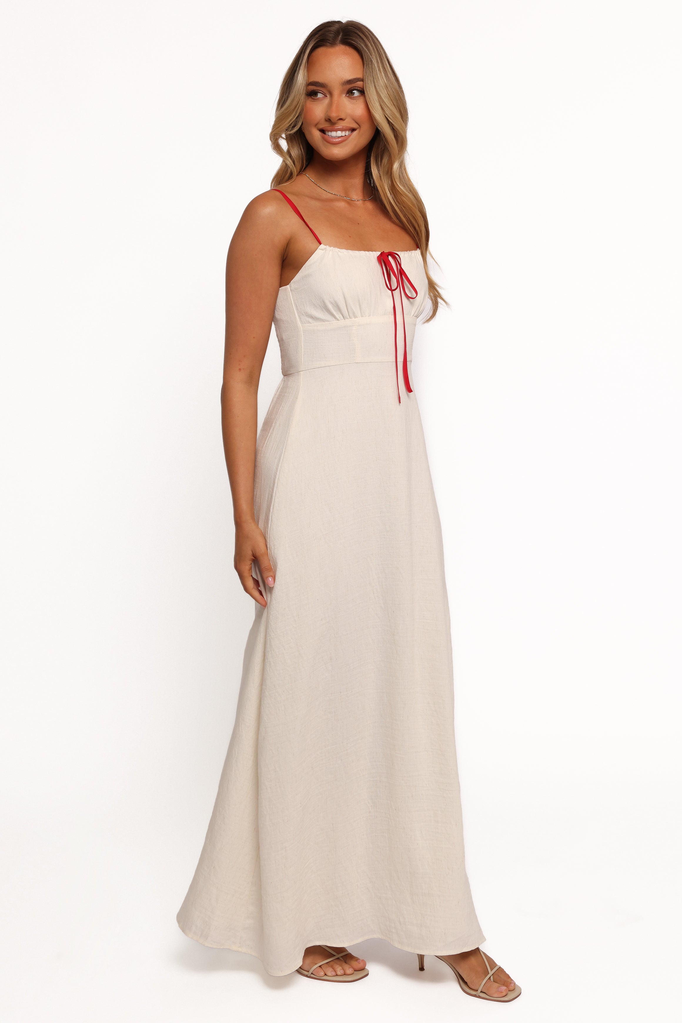 Gracie Midi Dress - Oatmeal