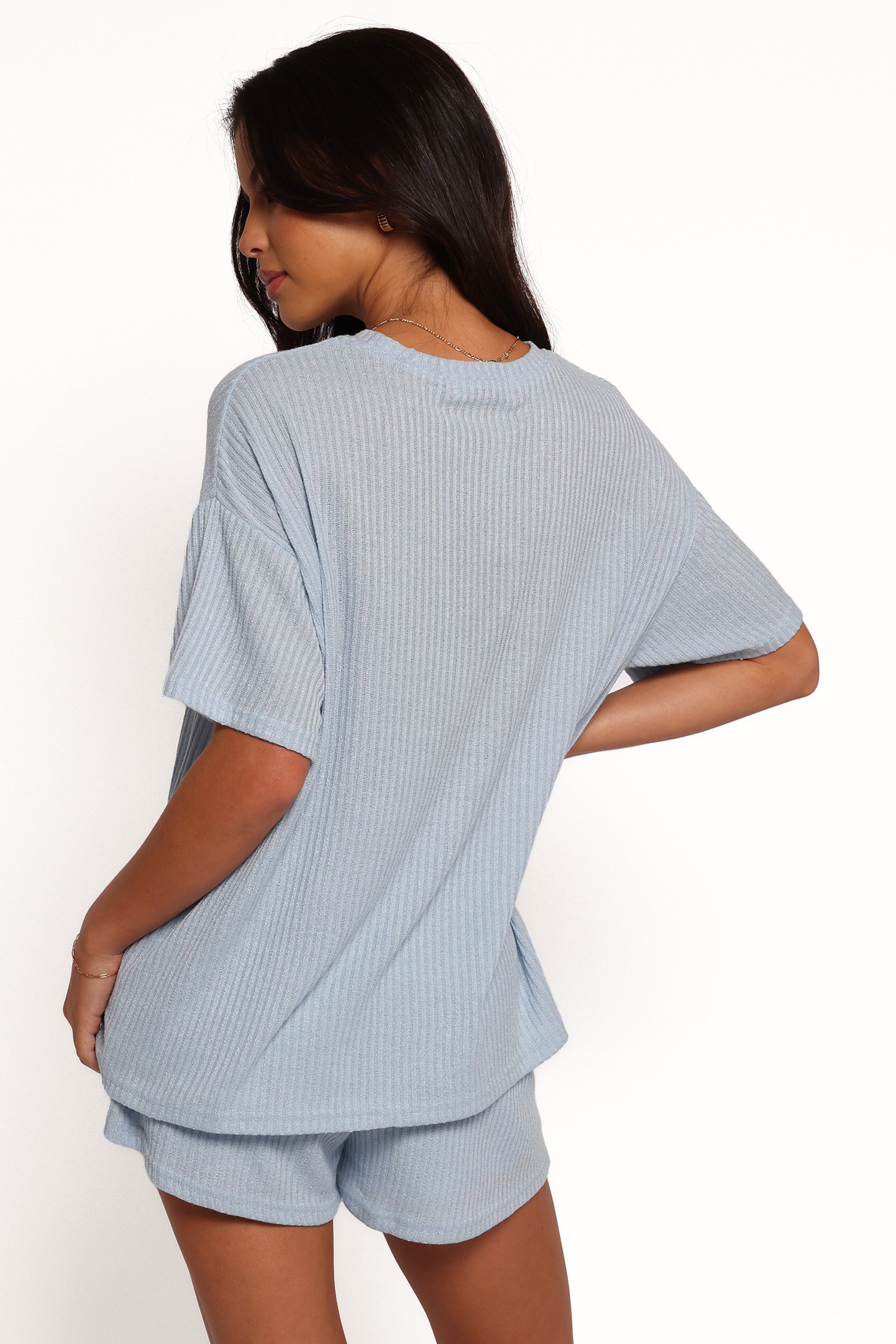 Granger Knit Short Set - Blue