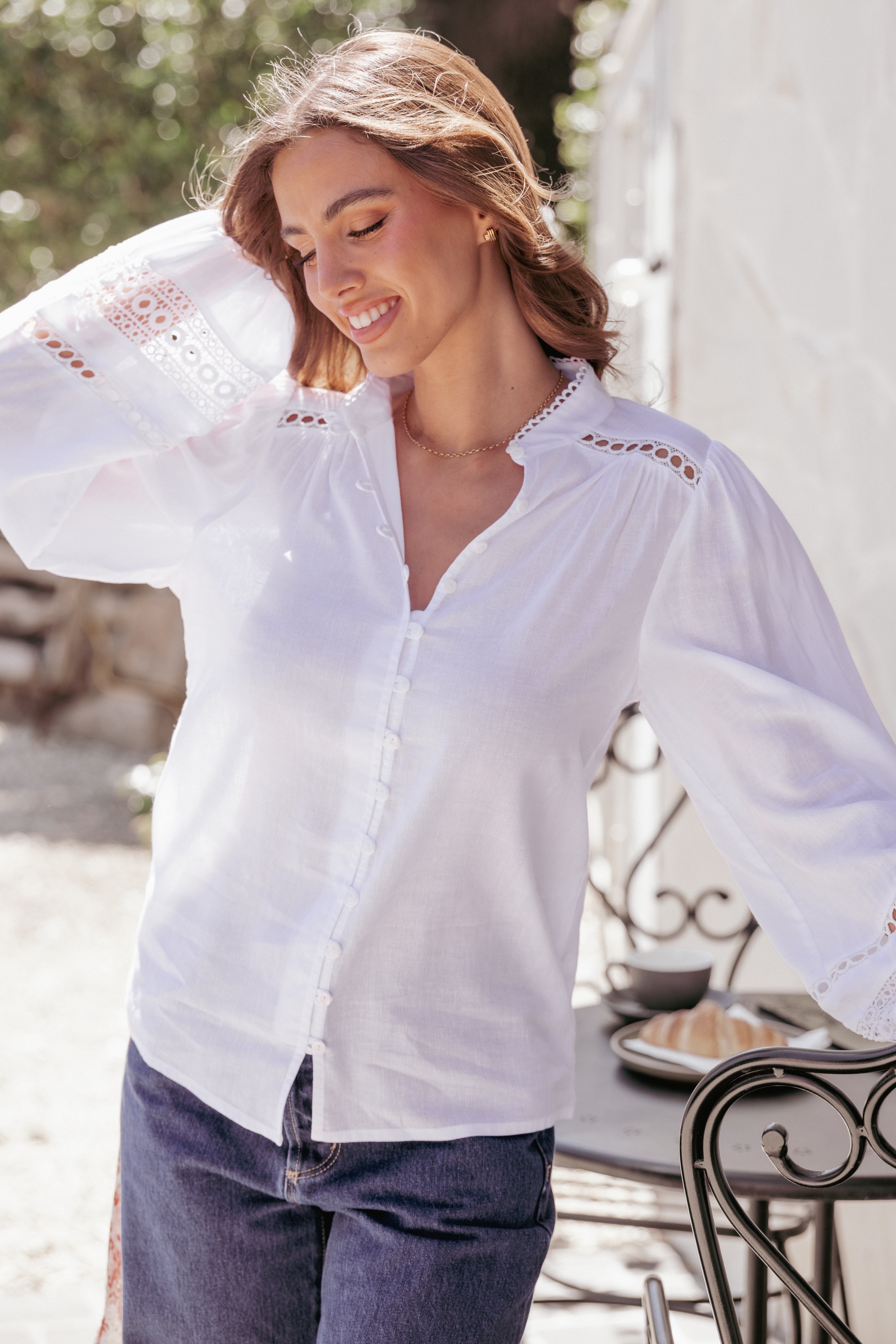 Hani Blouse - White