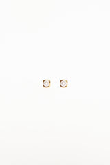 Helene Stud Earrings - Gold/Pearl