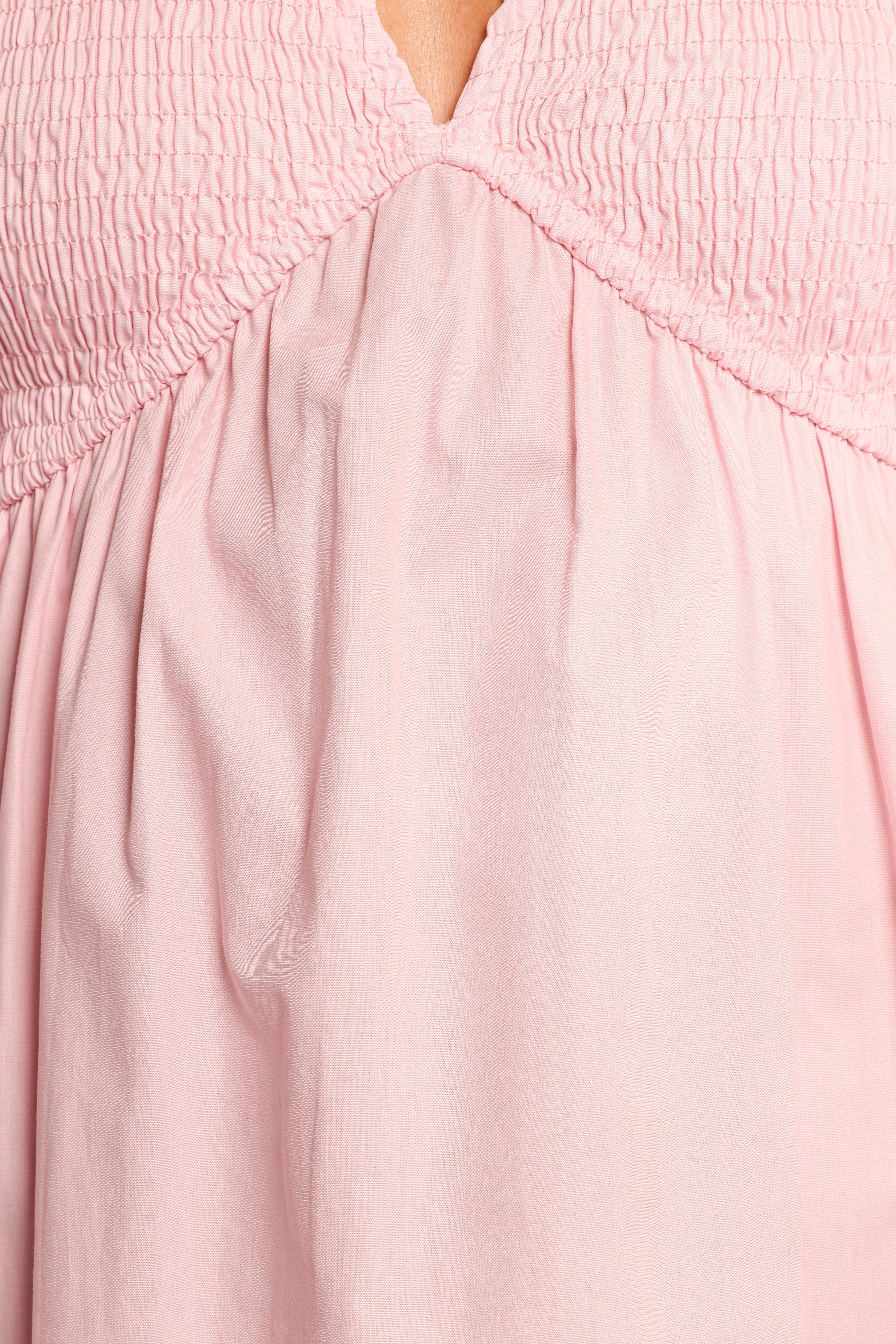 Ilyana Long Sleeve Maxi Dress - Pink