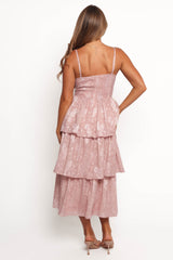 Imogene Midi Dress - Mauve