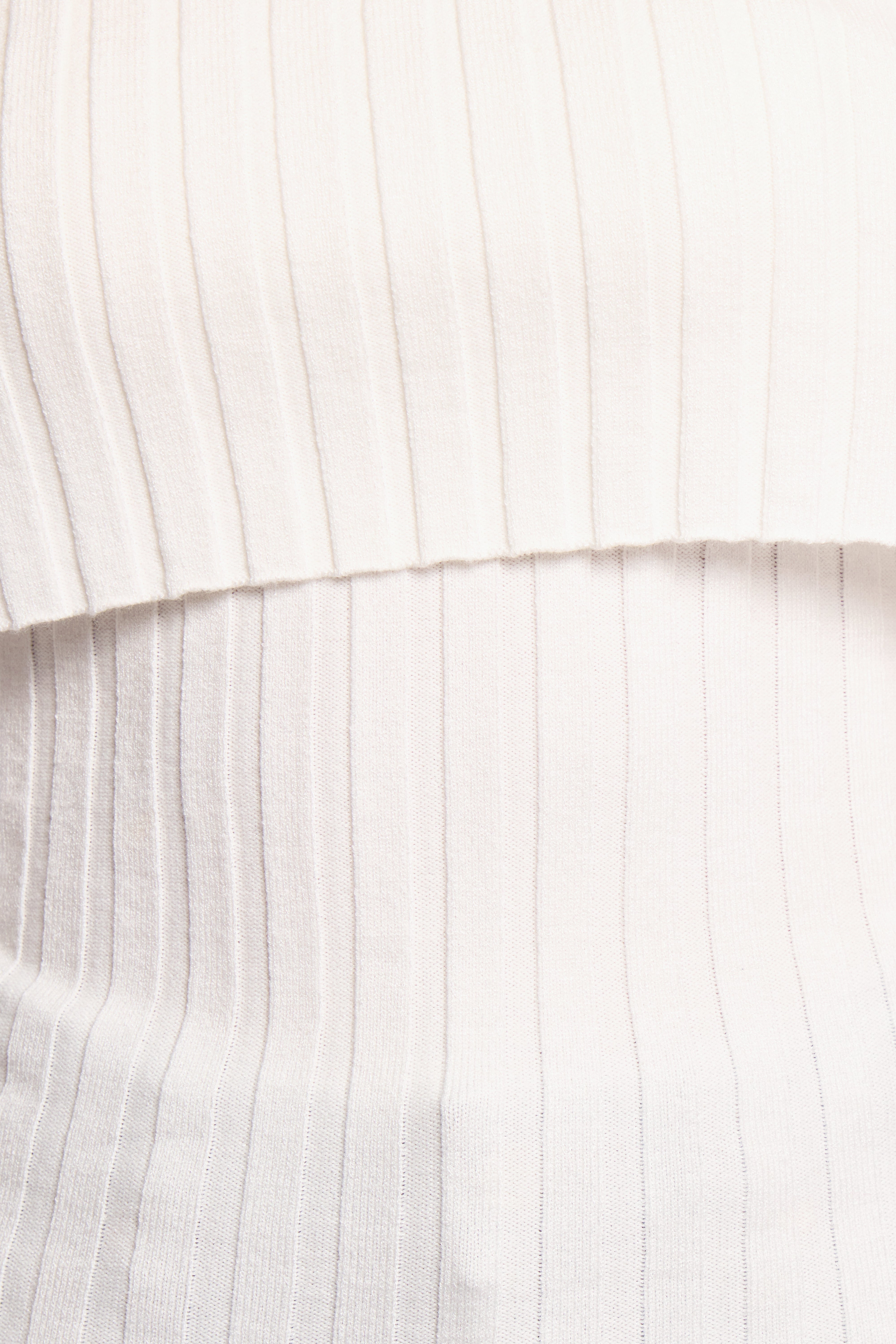 Inora Off Shoulder Knit Top - White