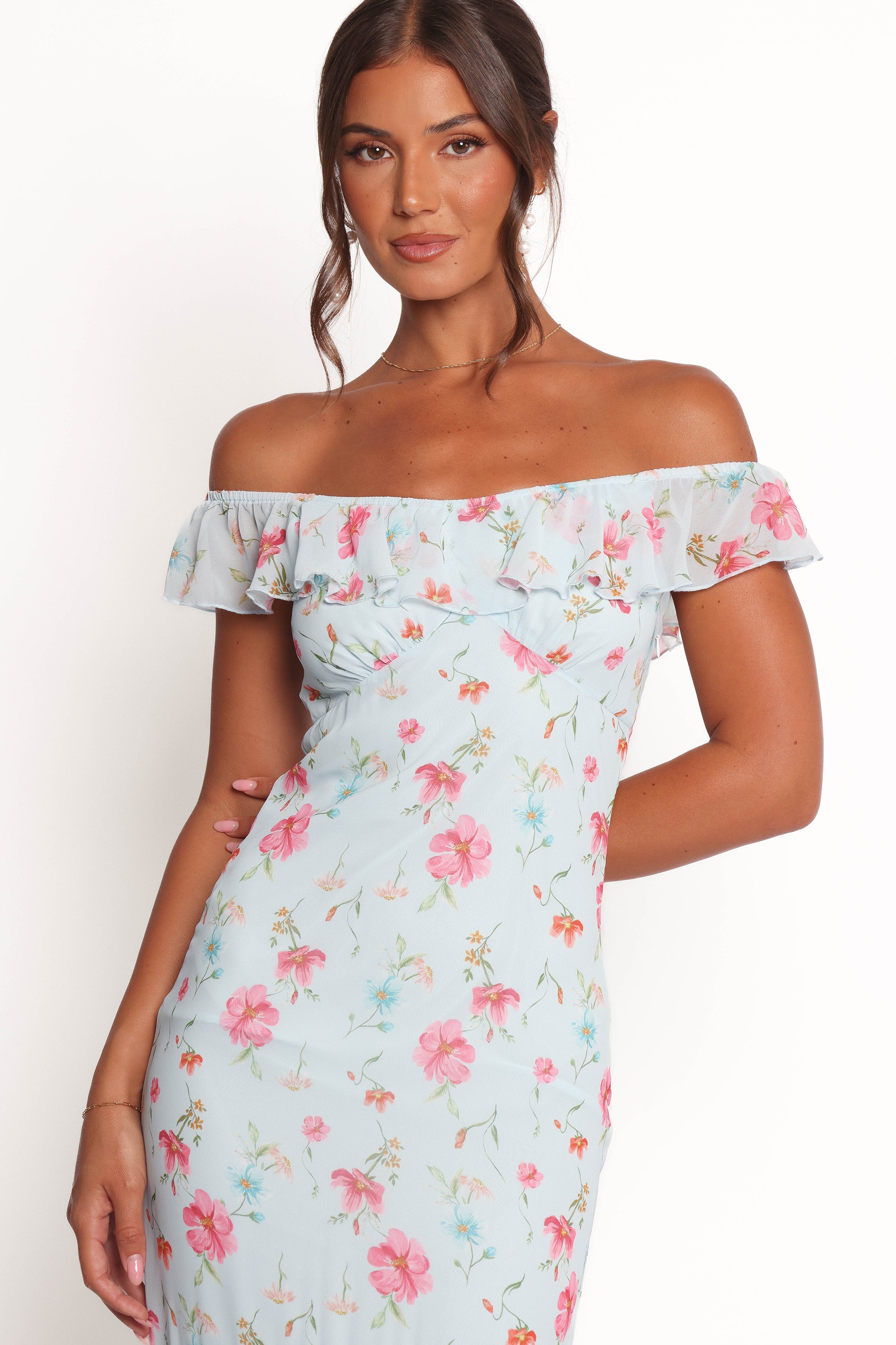 Irelynn Maxi Dress - Blue Floral