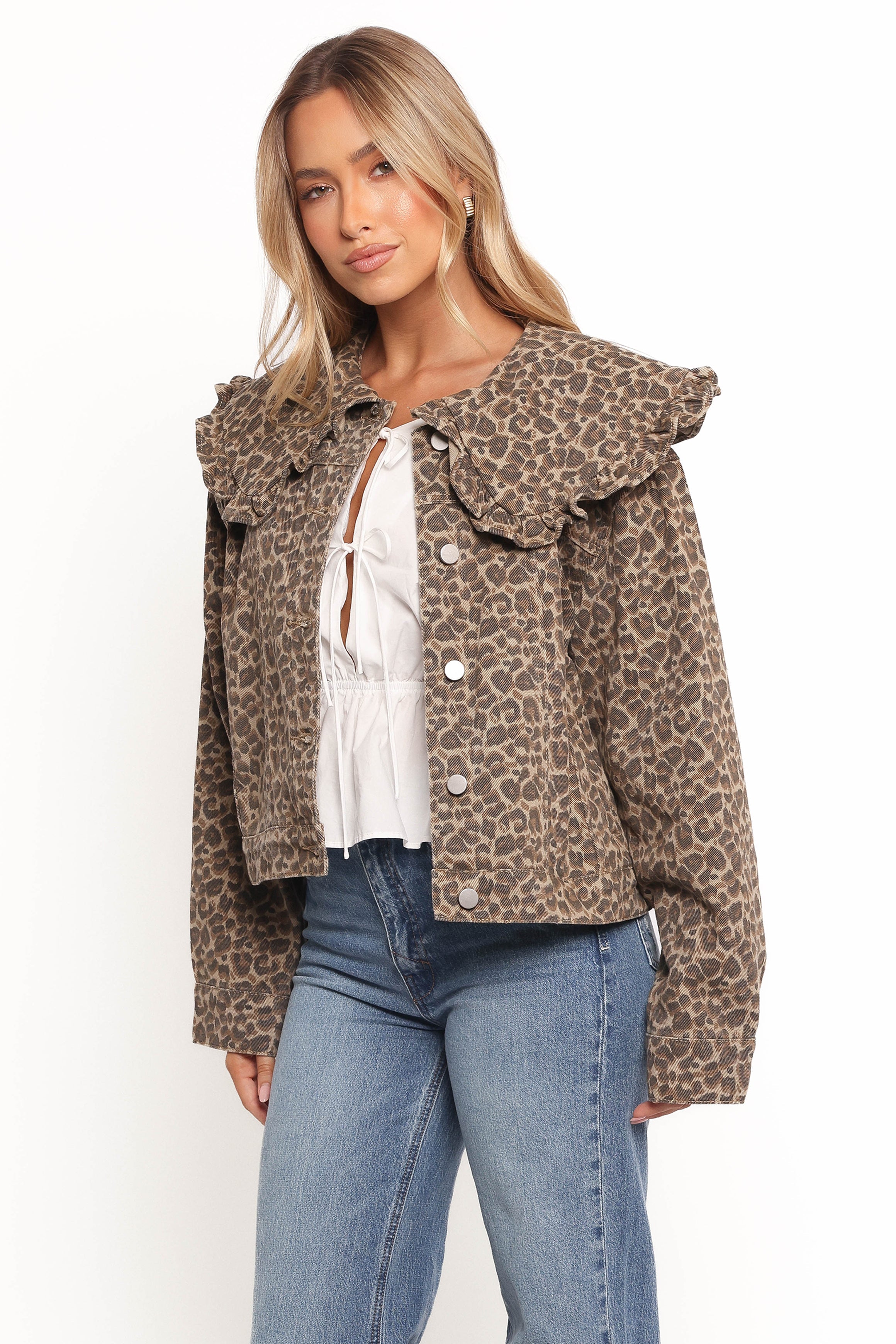 Jaelle Leopard Print Jacket - Leopard