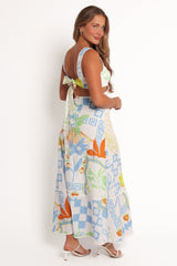 Janina Maxi Dress - Multi Print