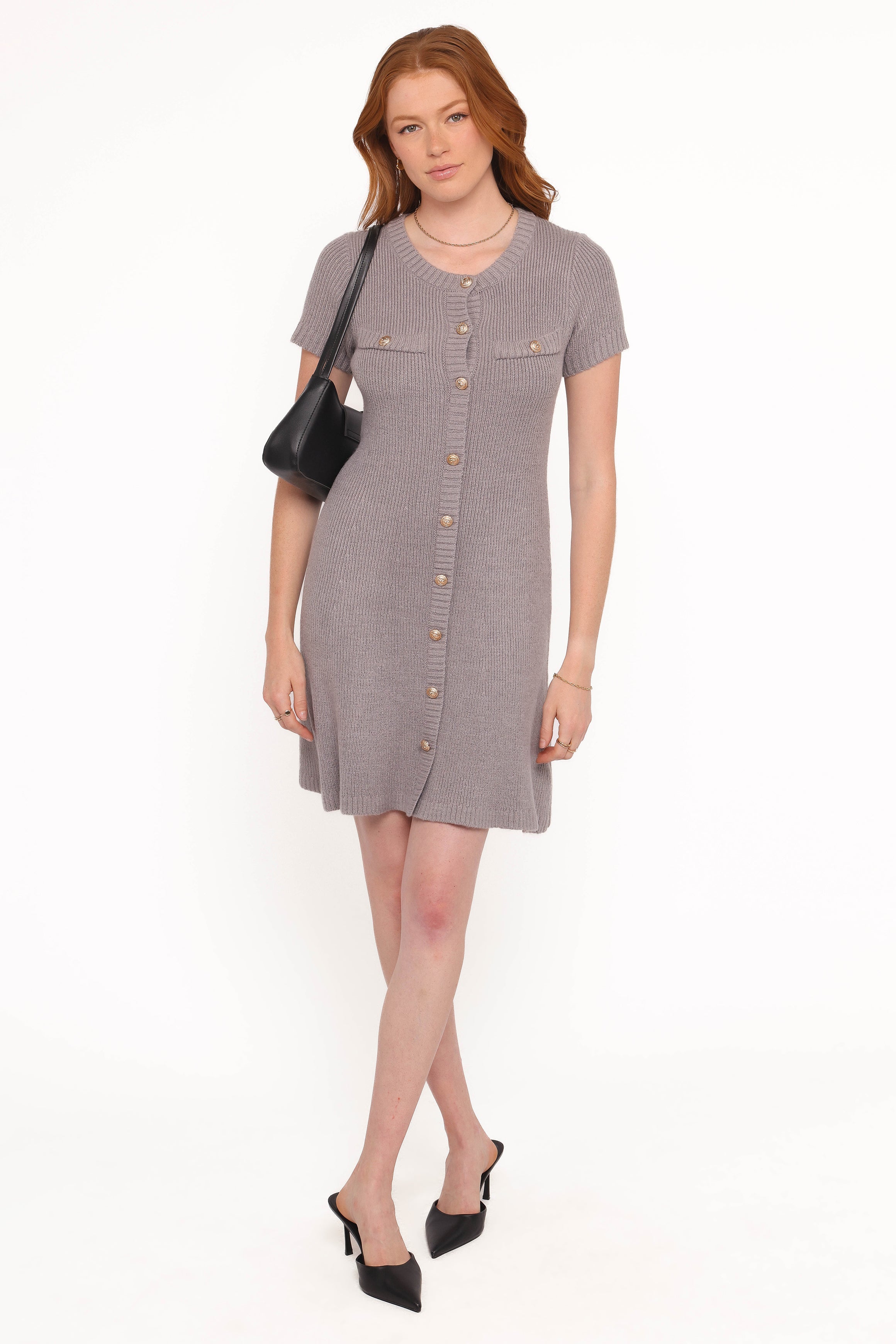 Jaxon Mini Dress - Grey