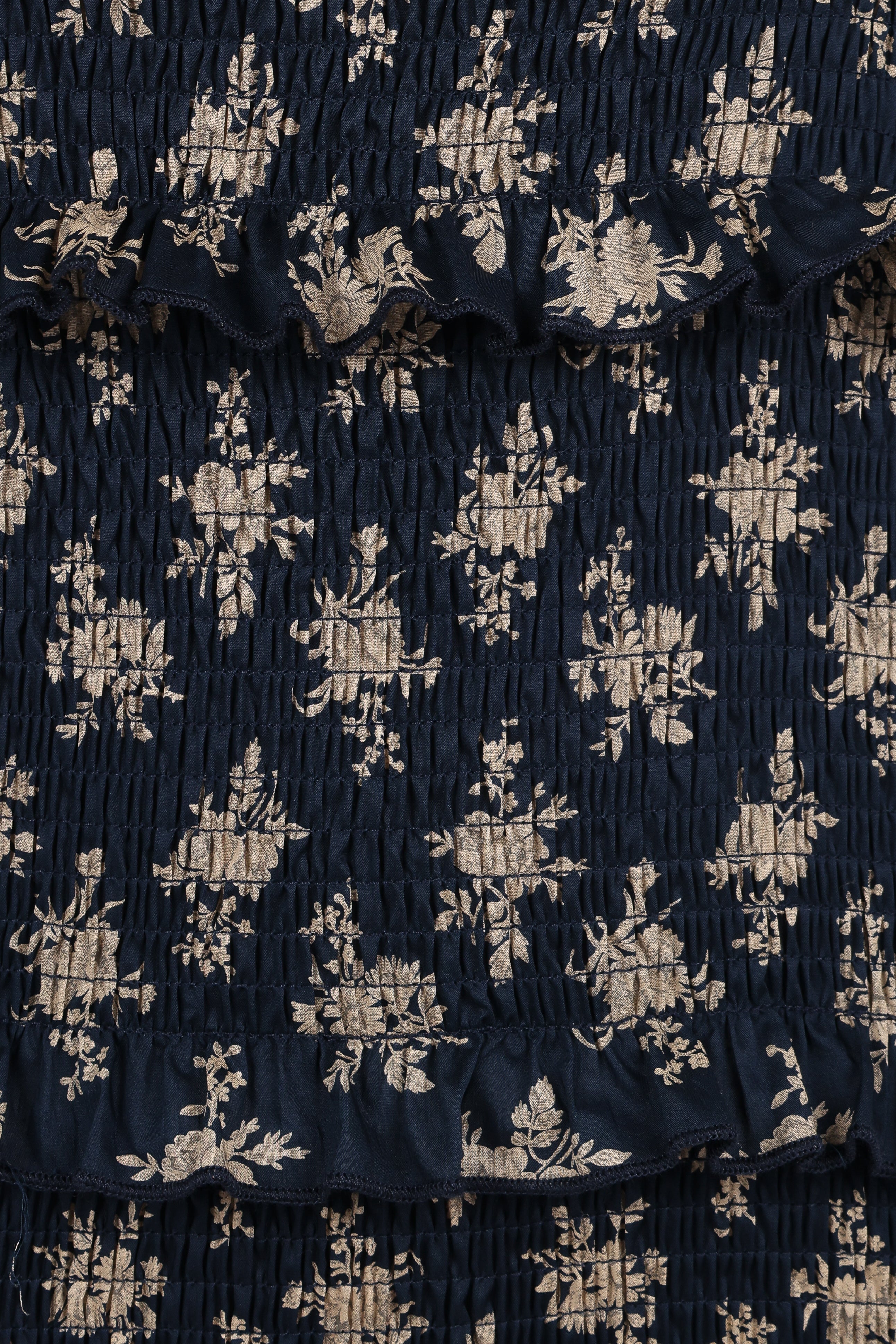 Jazy Midi Dress - Navy Floral