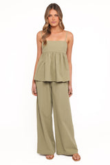 Jessica Pant Set - Olive