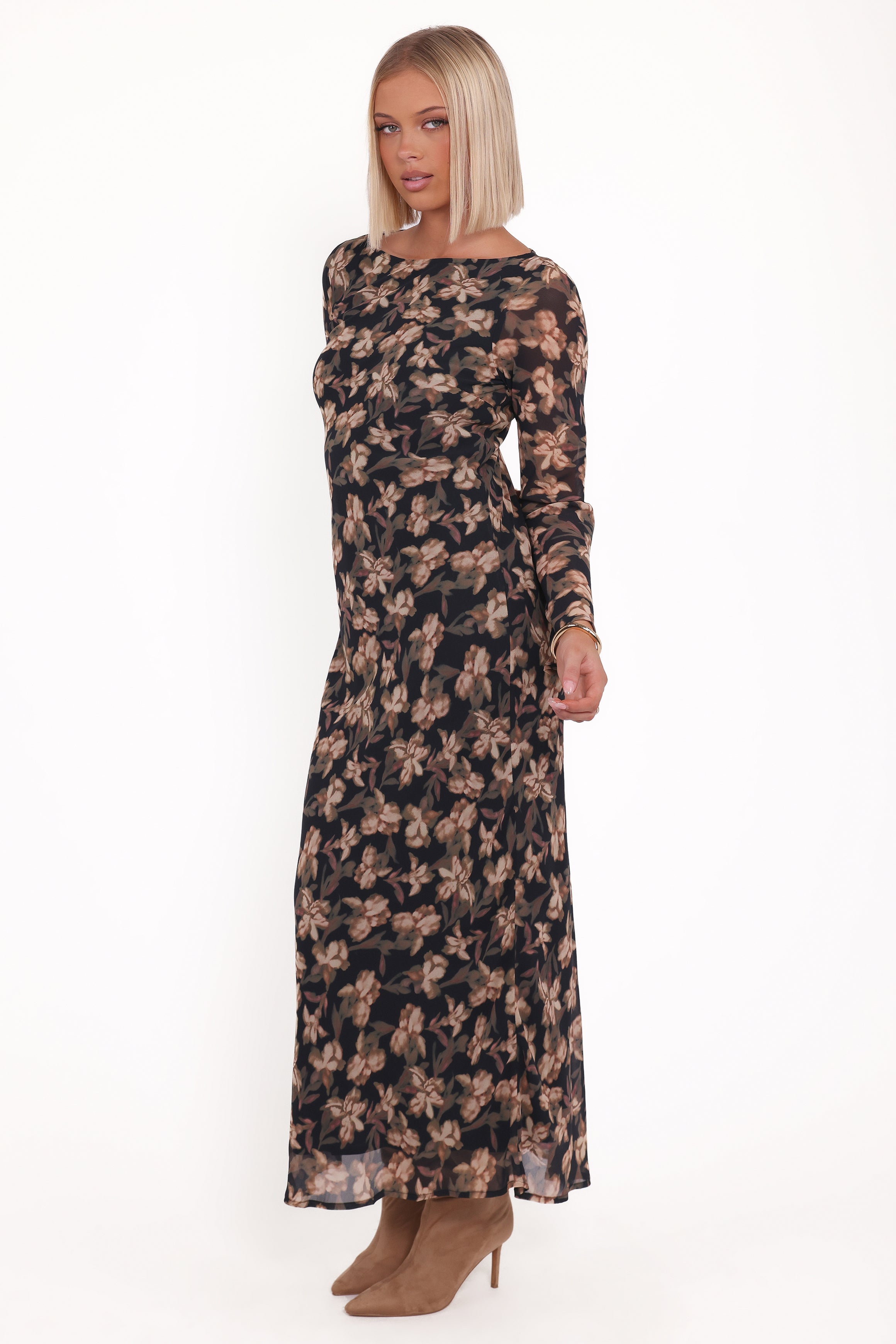 Joran Midi Dress - Fired Bloom