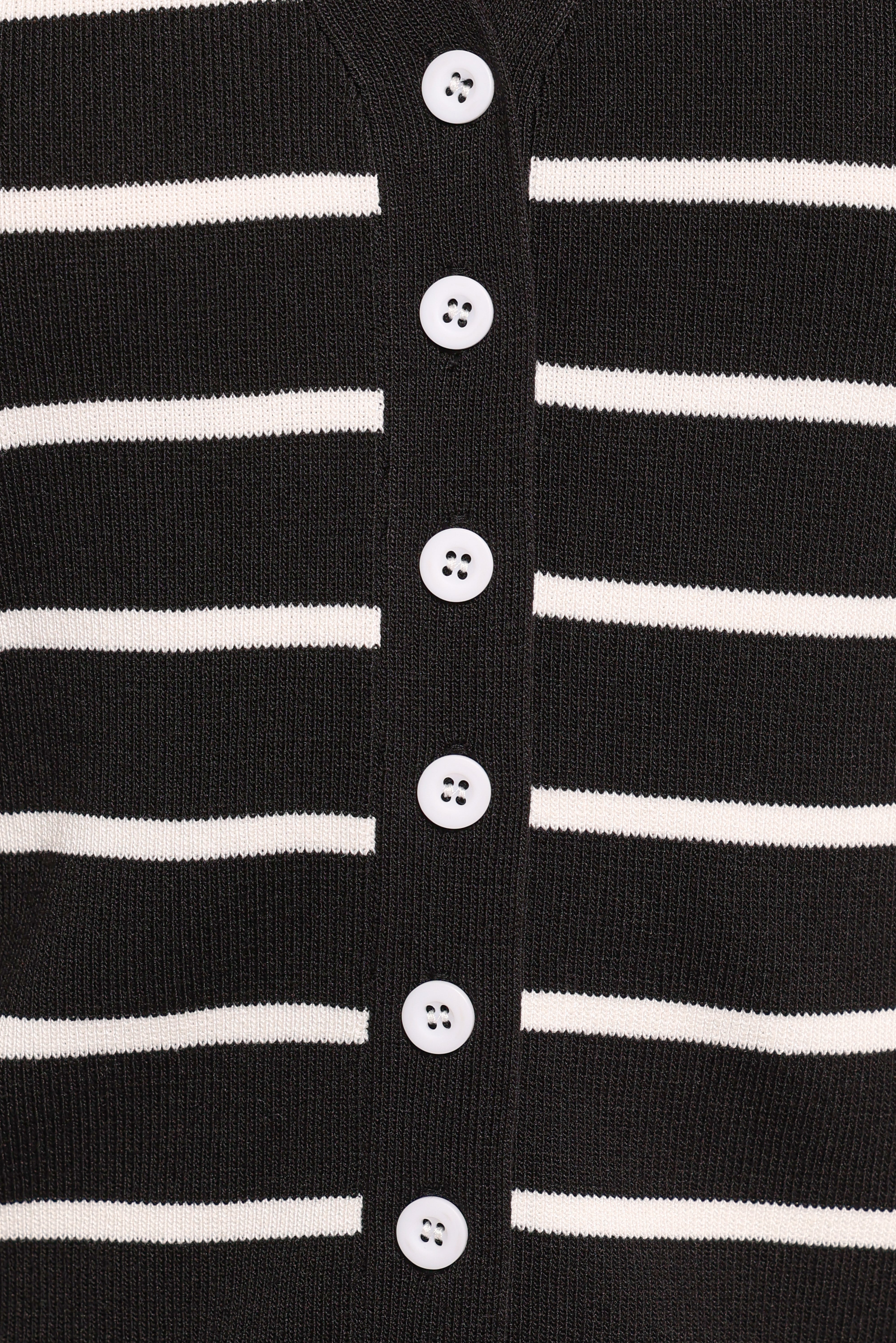 Juna Knitted Pant Set - Black White Stripe