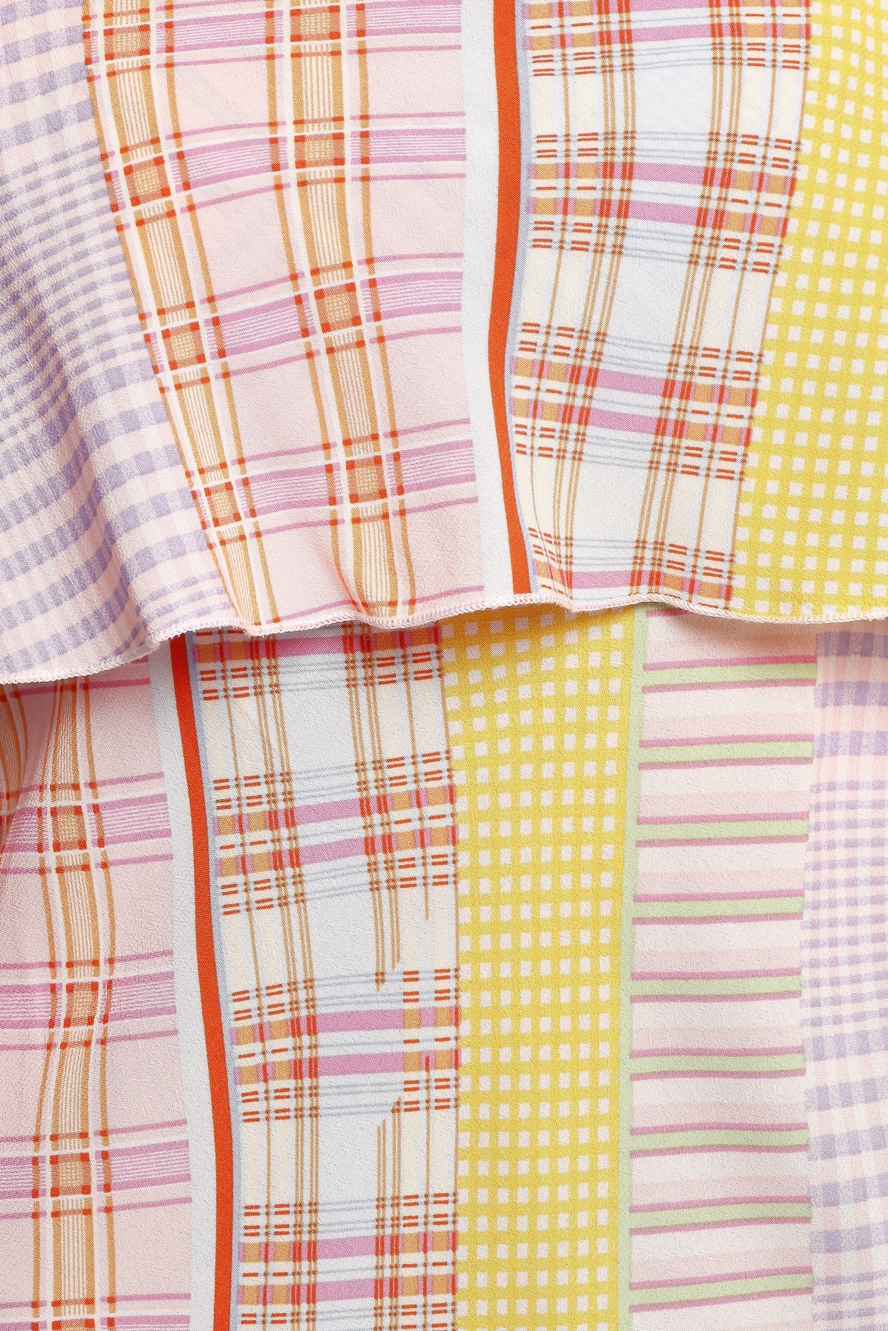 Junia Mini Dress - Pink Plaid