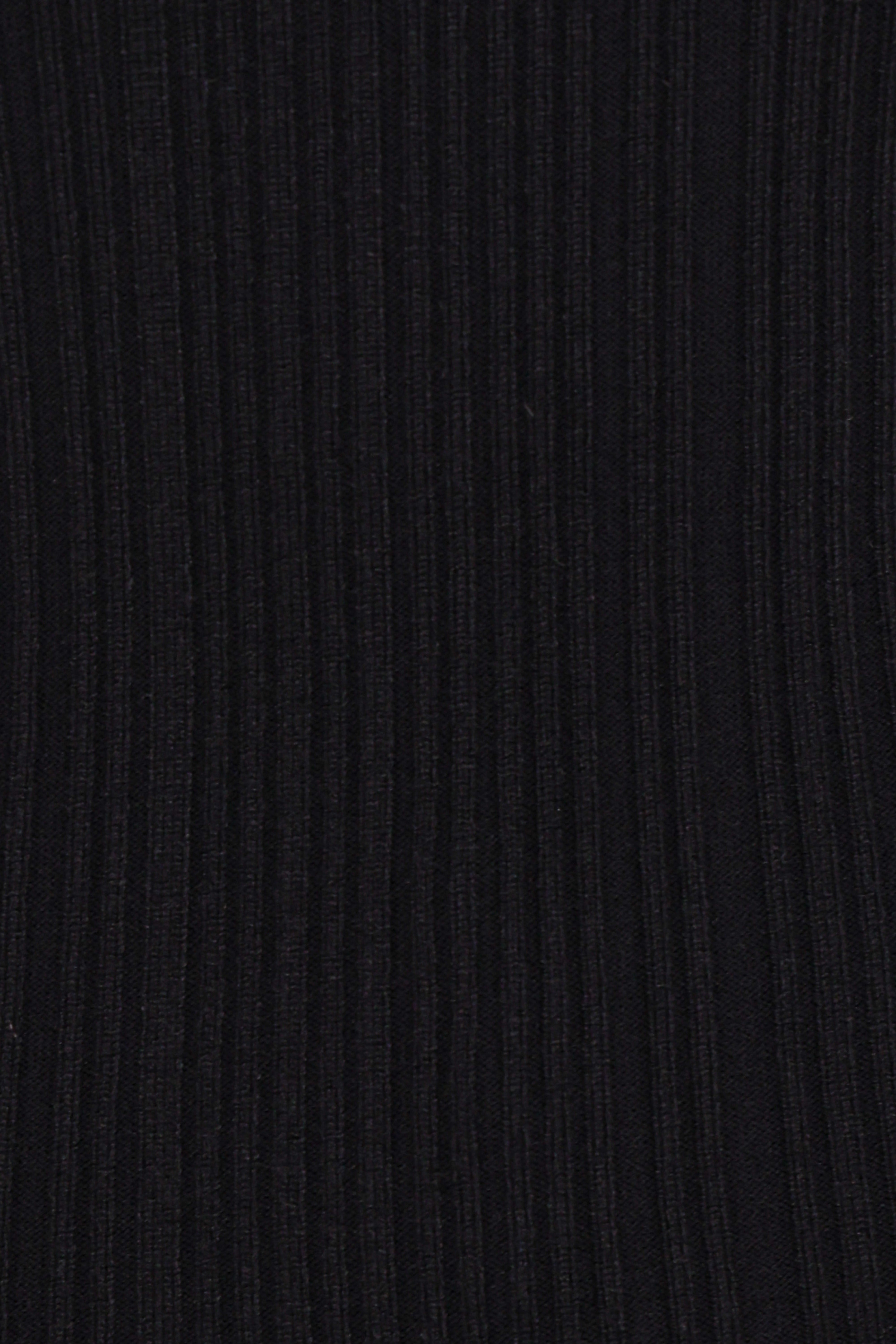 Junia Tie Back Knit Top - Black