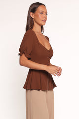Kameran Top - Chocolate