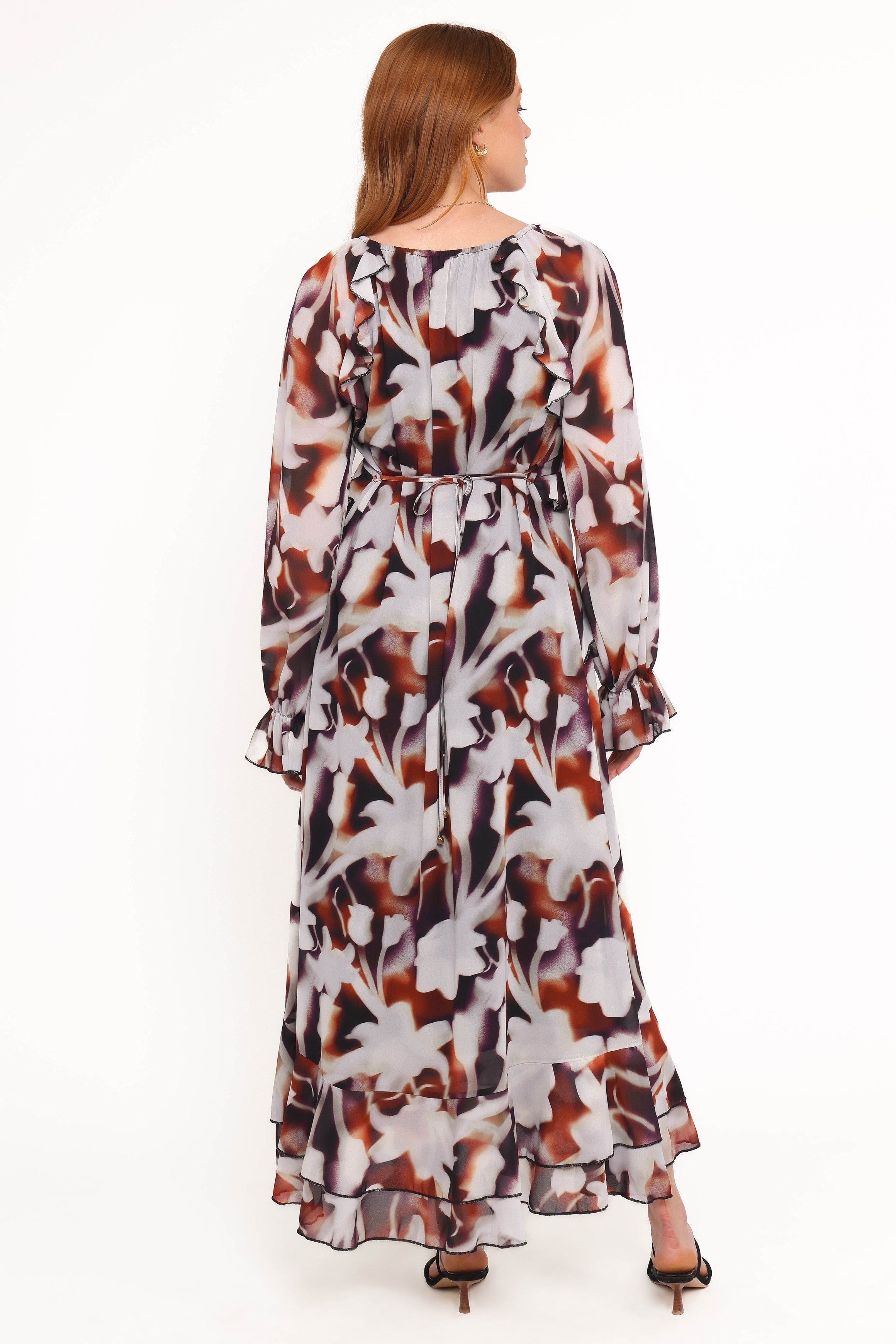 Kasey Maxi Dress - Blurred Floral