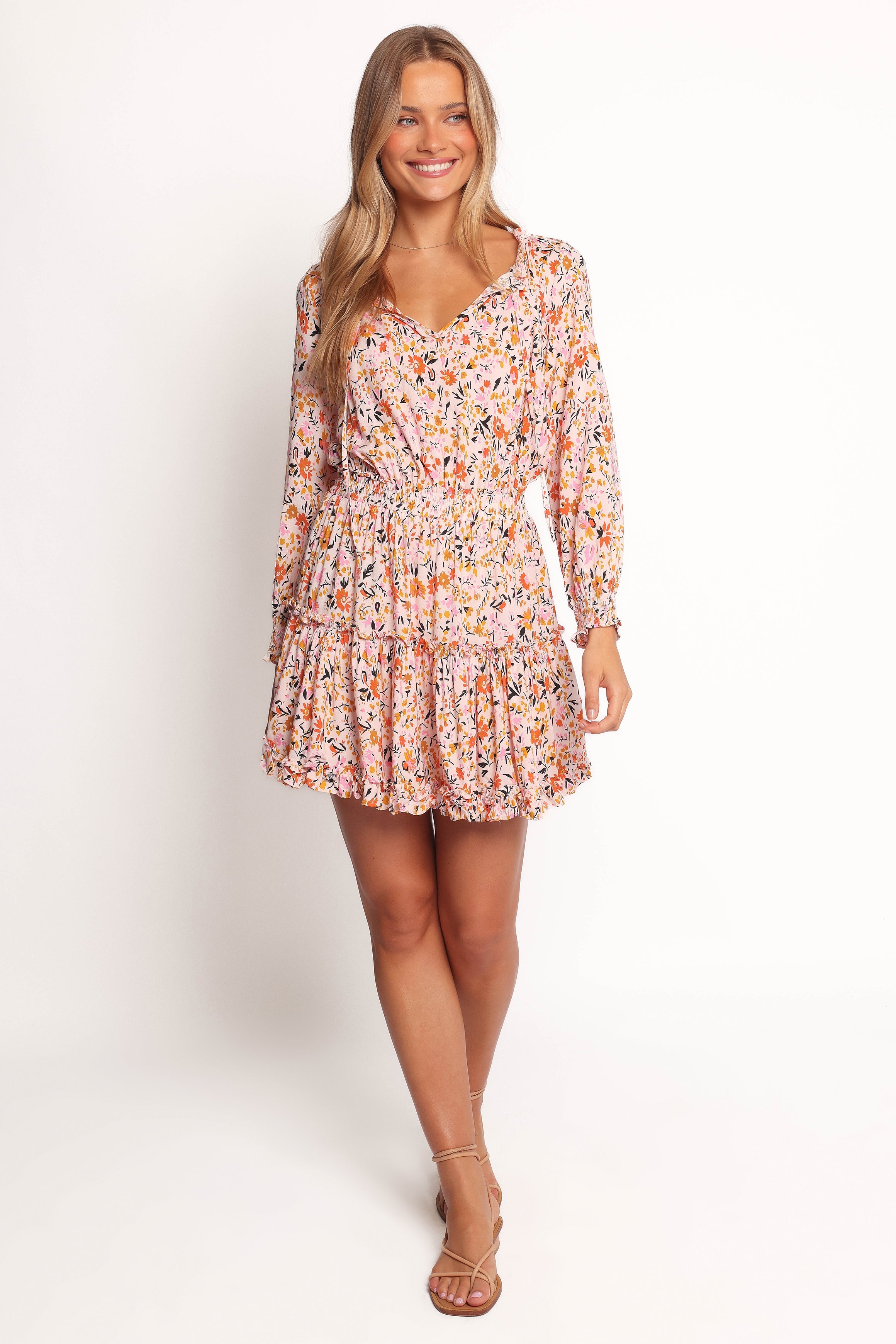 Kealan Dress - Pink Ditsy floral