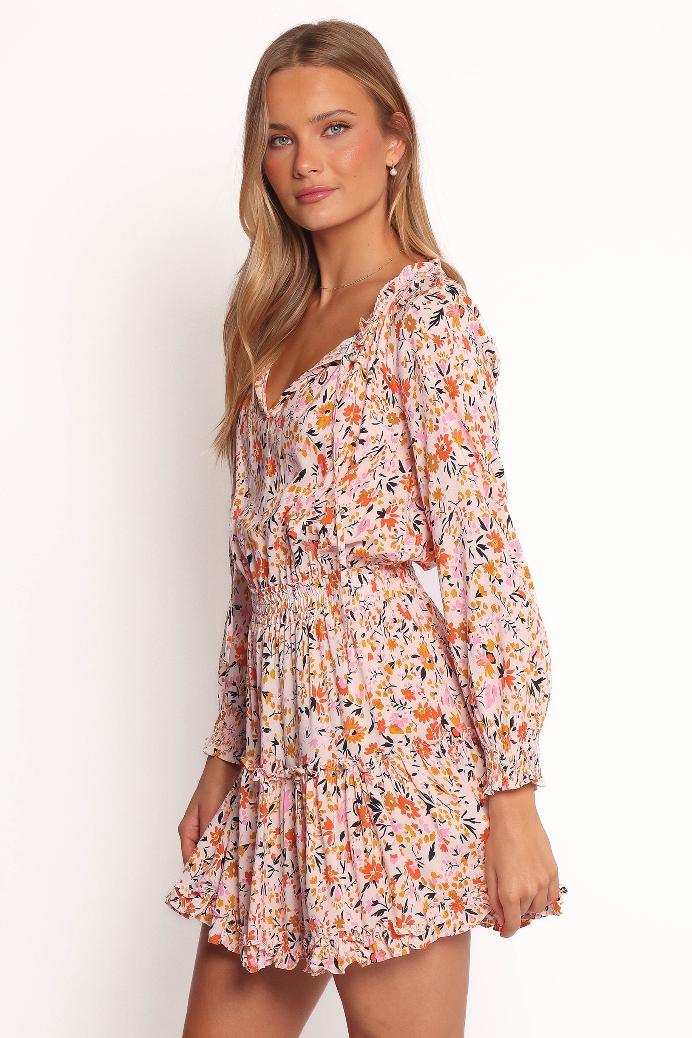 Kealan Dress - Pink Ditsy floral