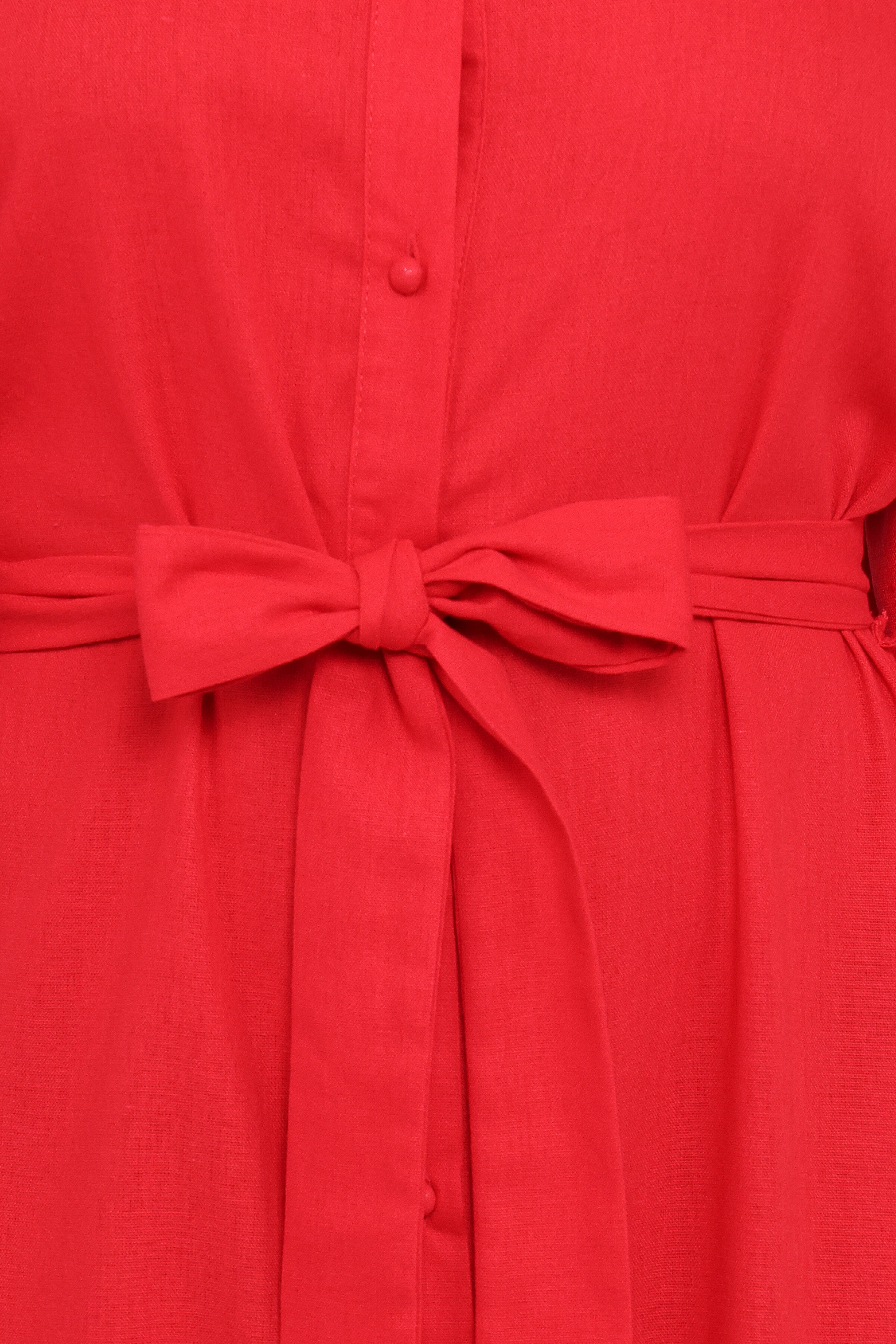 Kirrily Midi Dress - Red