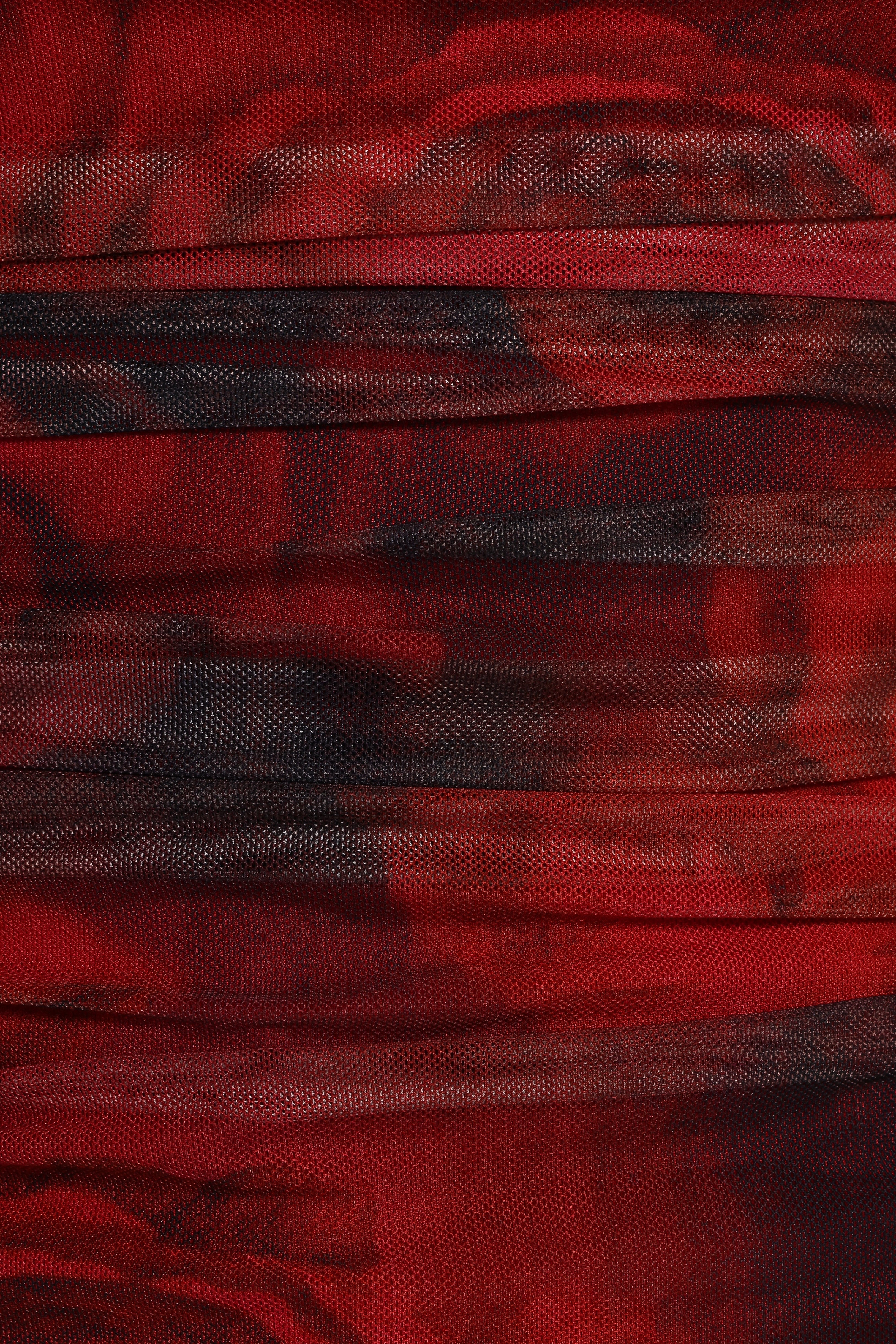 Koa Off Shoulder Top - Rose Print