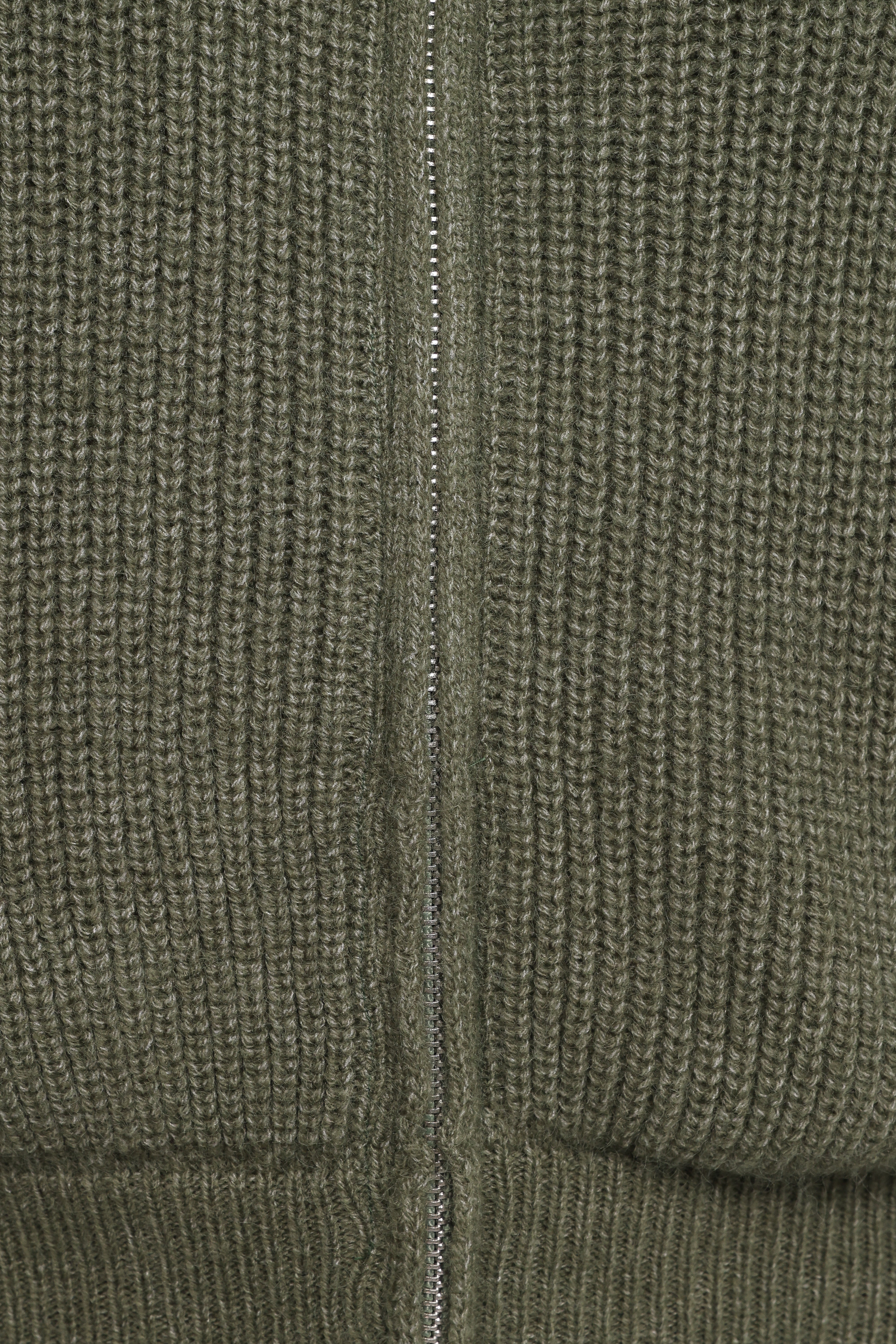 Kourtney Zip Cardigan - Olive