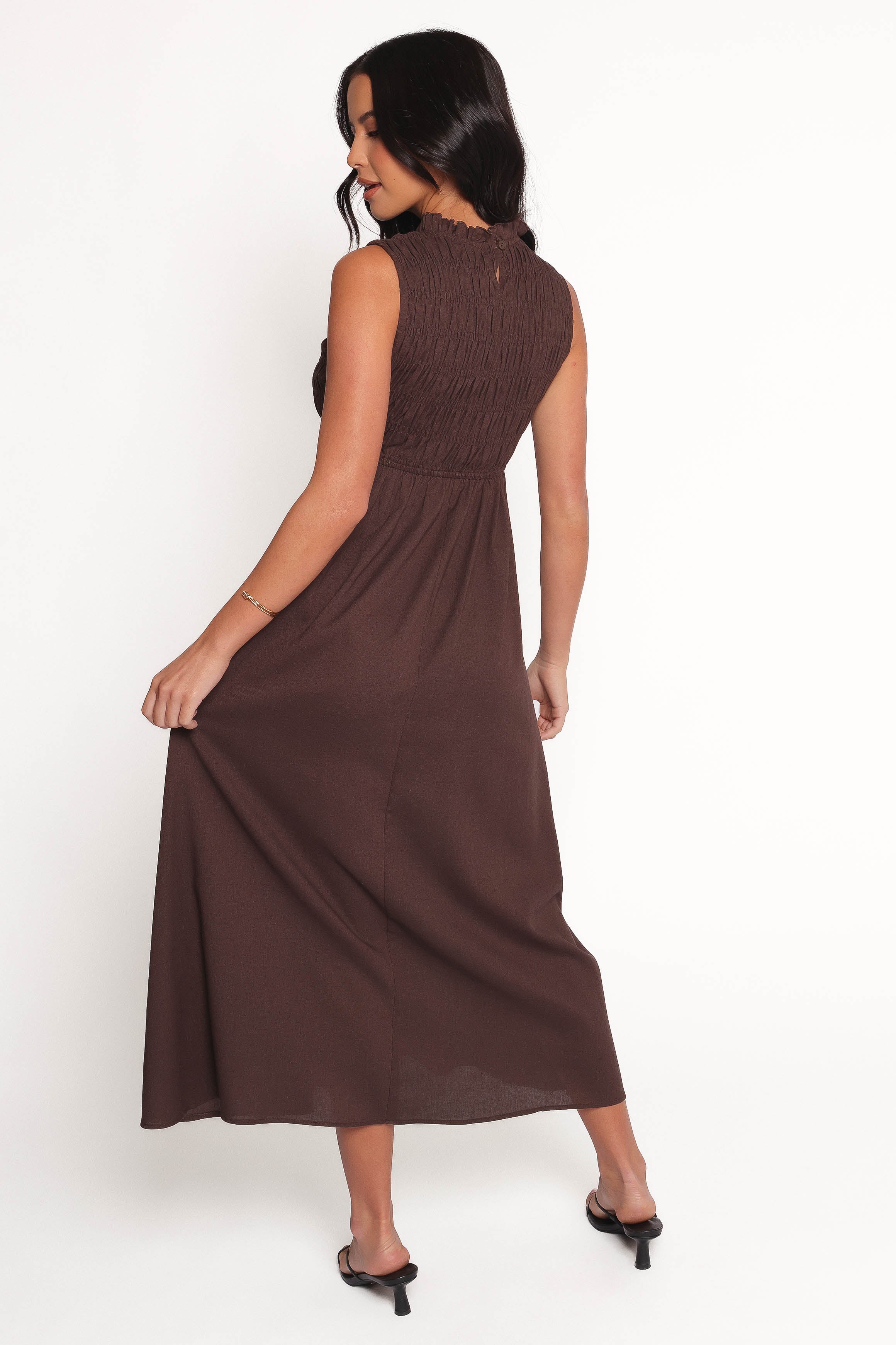 Lanna Maxi Dress - Chocolate