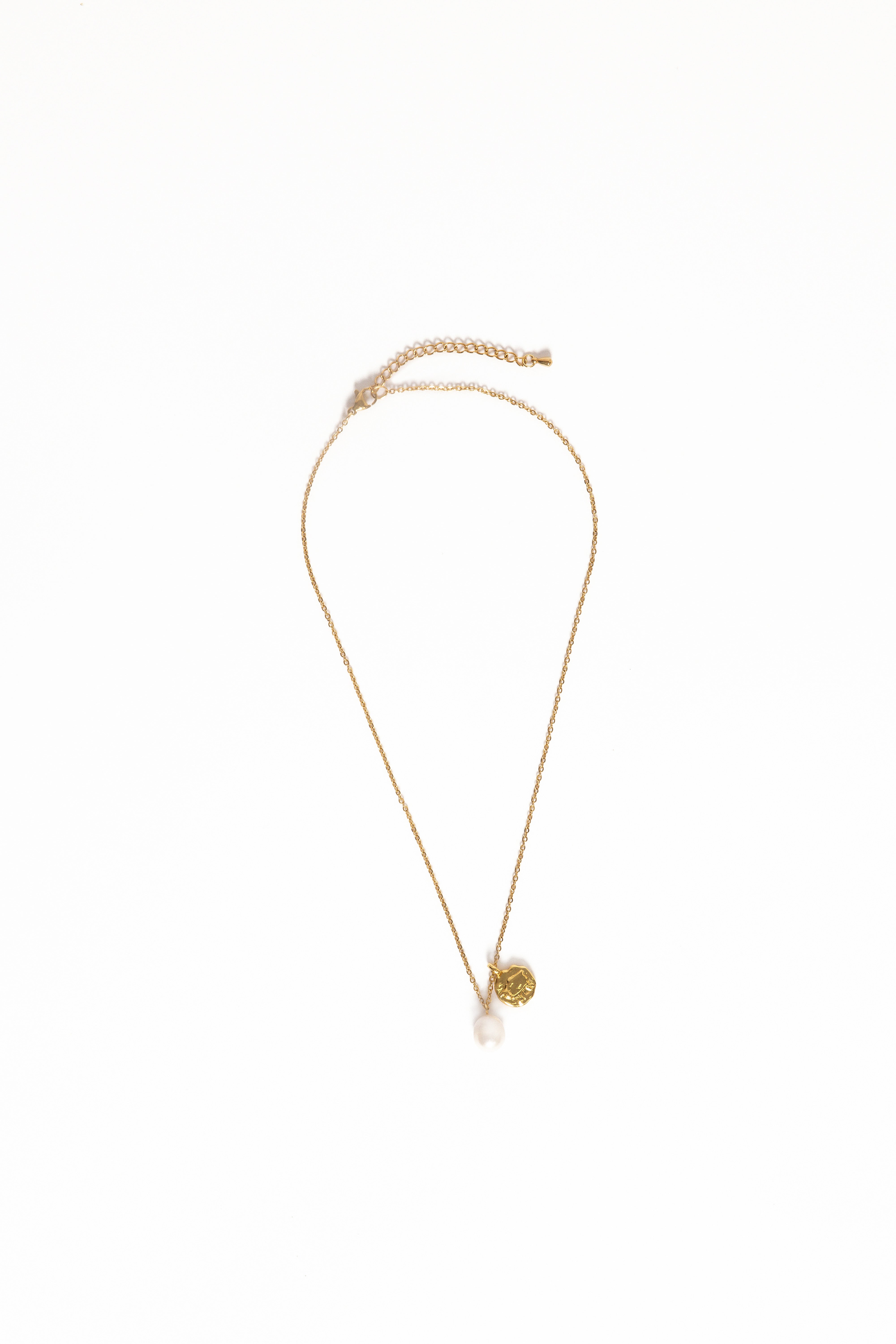 Lavinia Necklace - Gold/Pearl