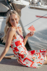 Loredana Mini Dress - Cherry