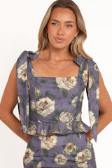 Luna Two Piece Set - Lavender Floral