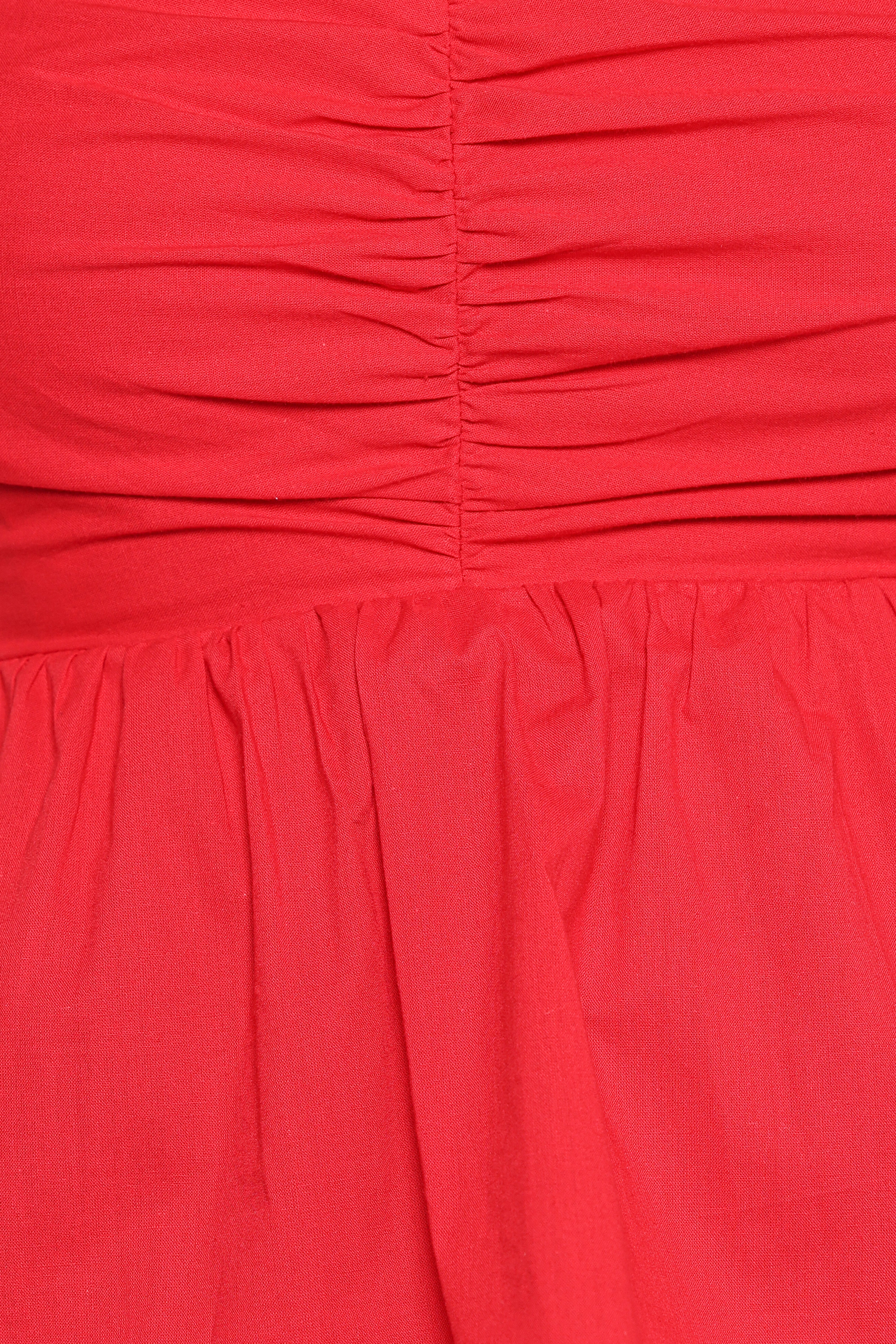 Lyric Ruffle Top - Red