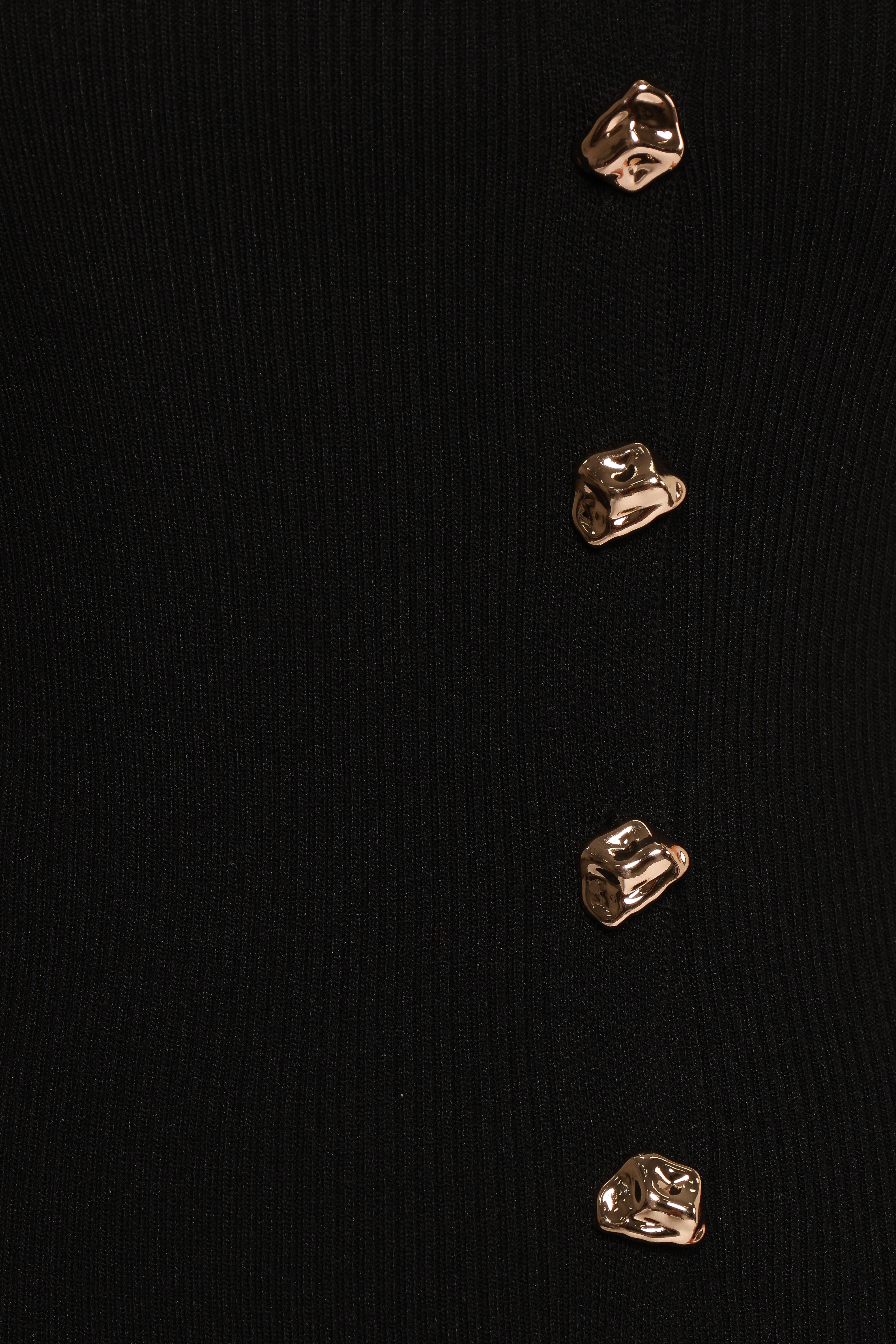 Lysa Knit Vest Top - Black