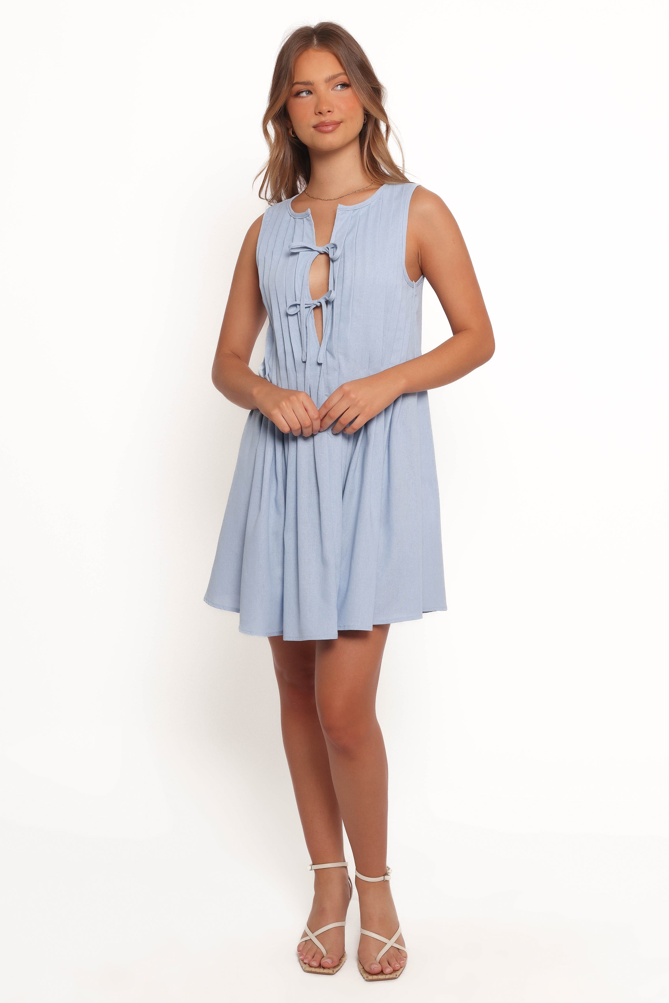 Madeline Mini Dress - Blue