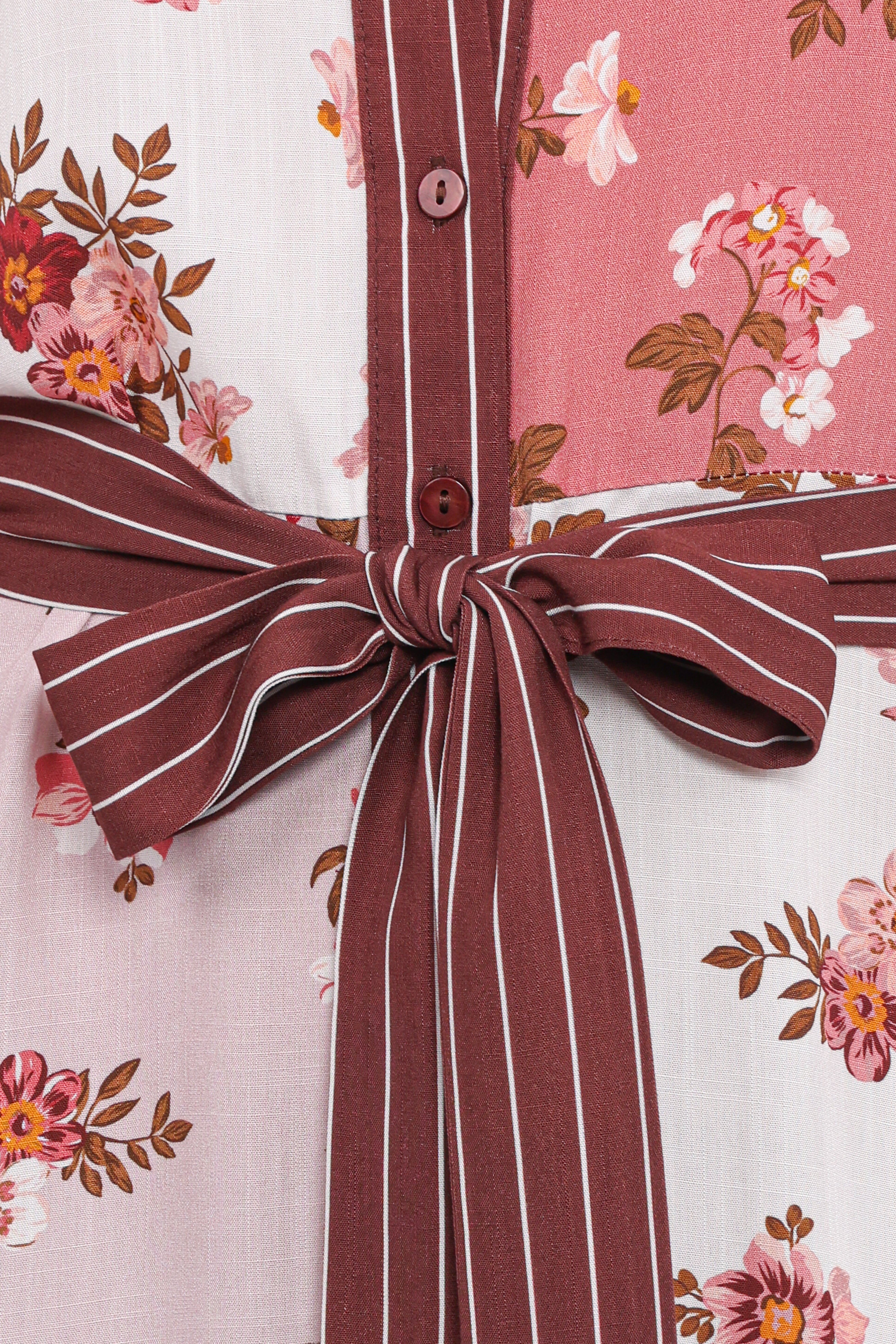 Maiden Long Sleeve Midi Dress - First Blush