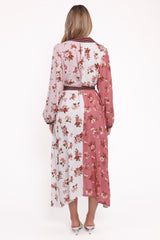 Maiden Long Sleeve Midi Dress - First Blush