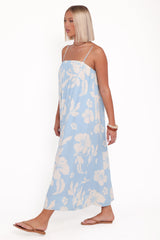 Margherita Maxi Dress - Blue Hibiscus