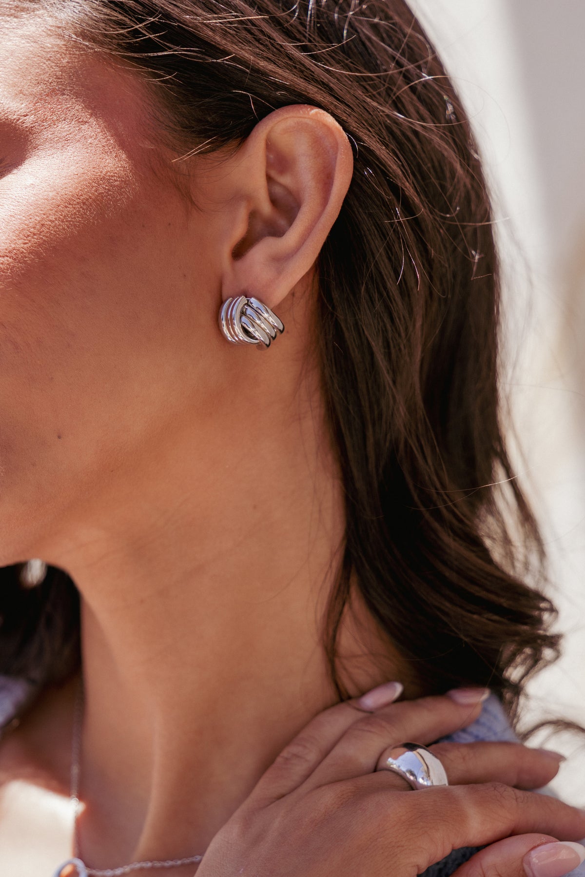 Marigold Earrings - Silver
