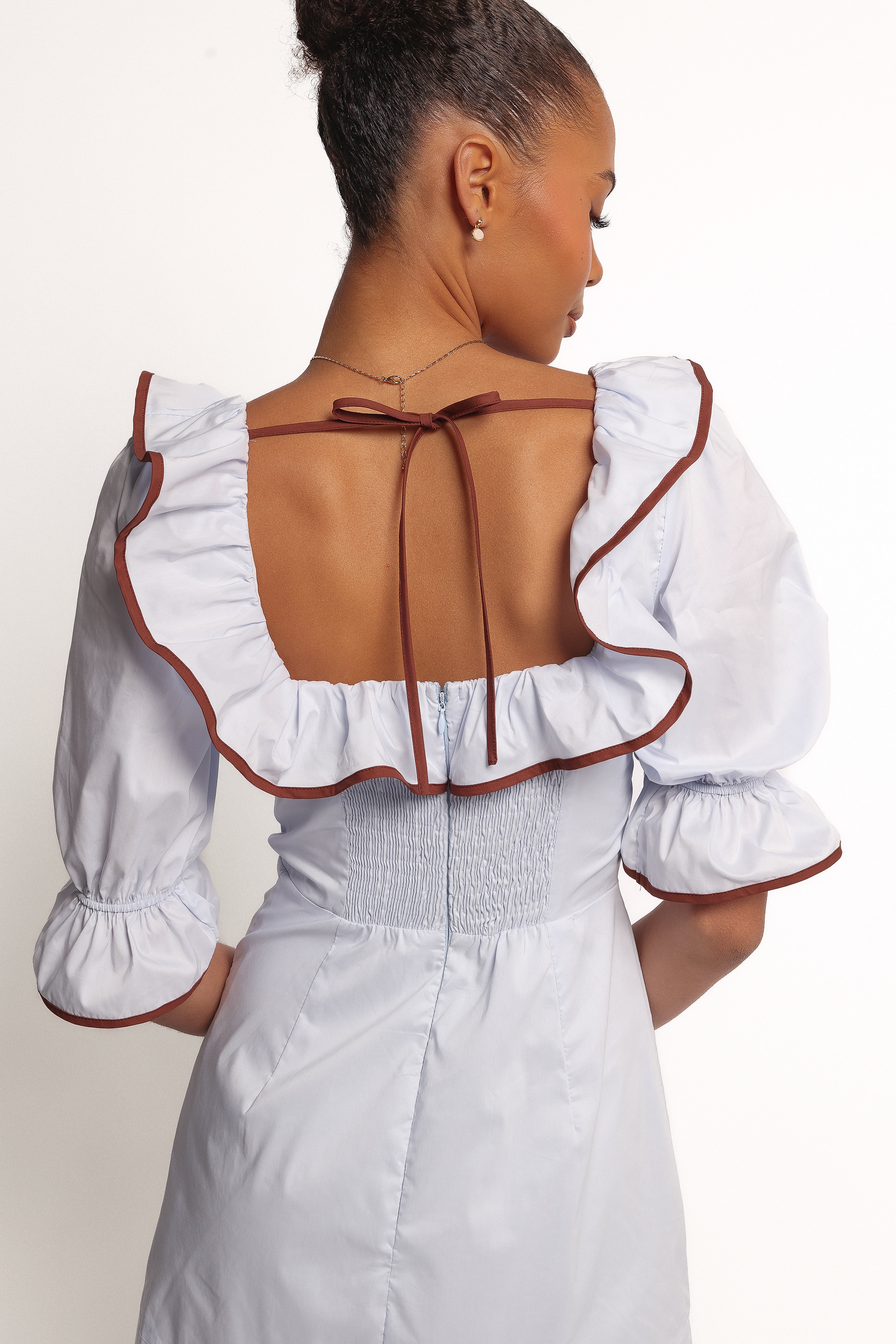 Marilla Mini Dress - Pale Blue