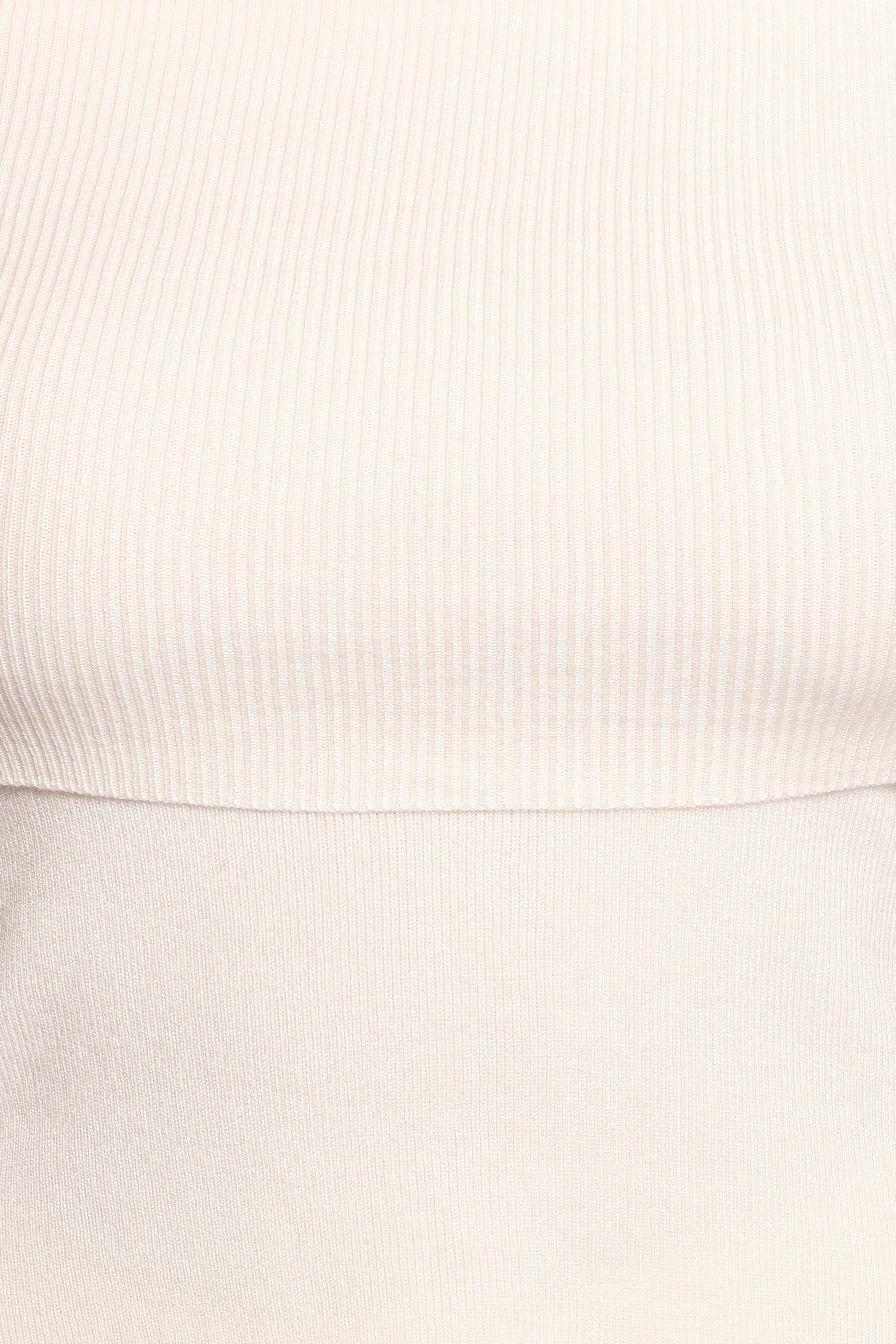 Mavis Off Shoulder Knit Top - Cream