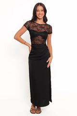 McKayla Midi Dress - Black