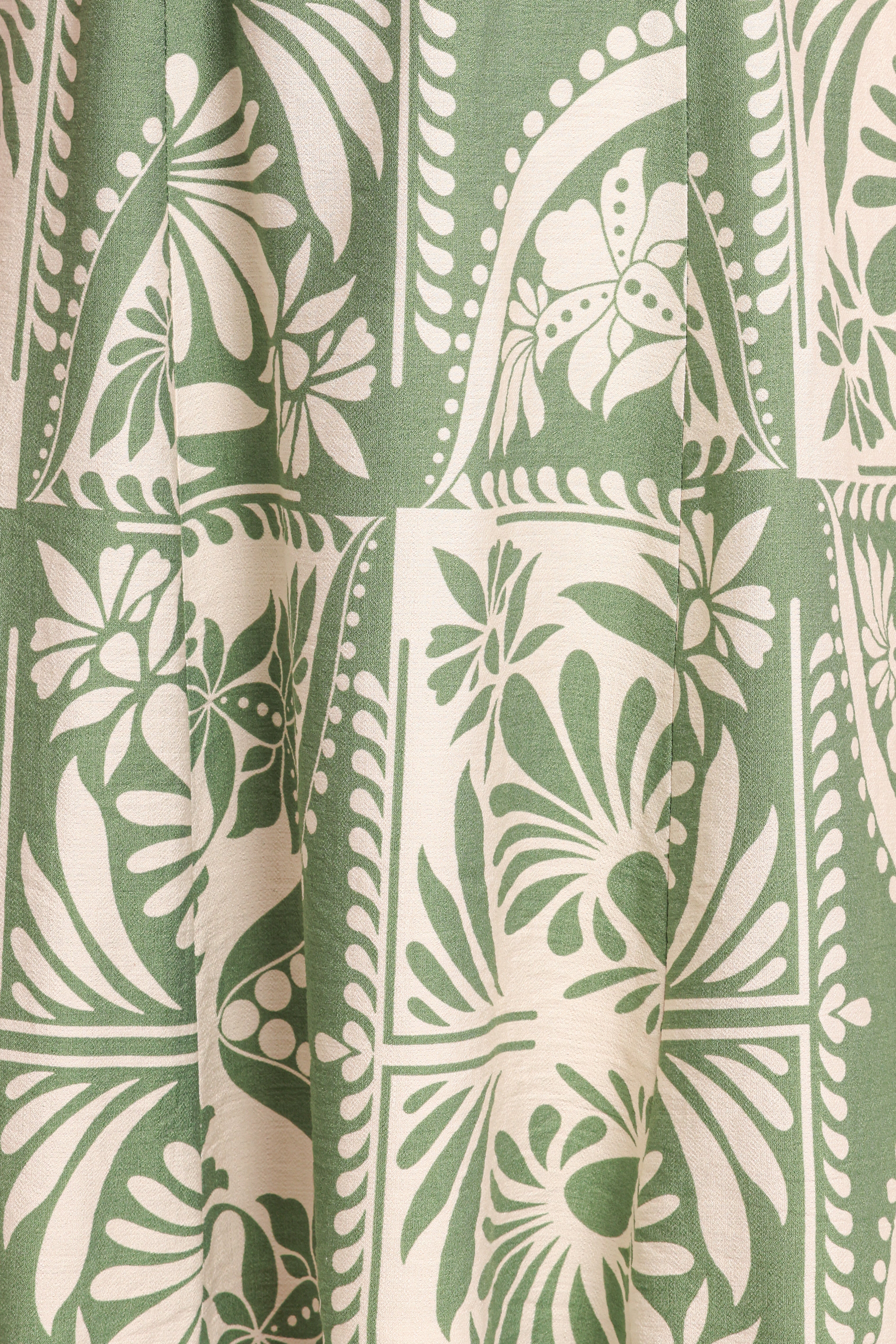 McKinley Mini Dress - Green Floral