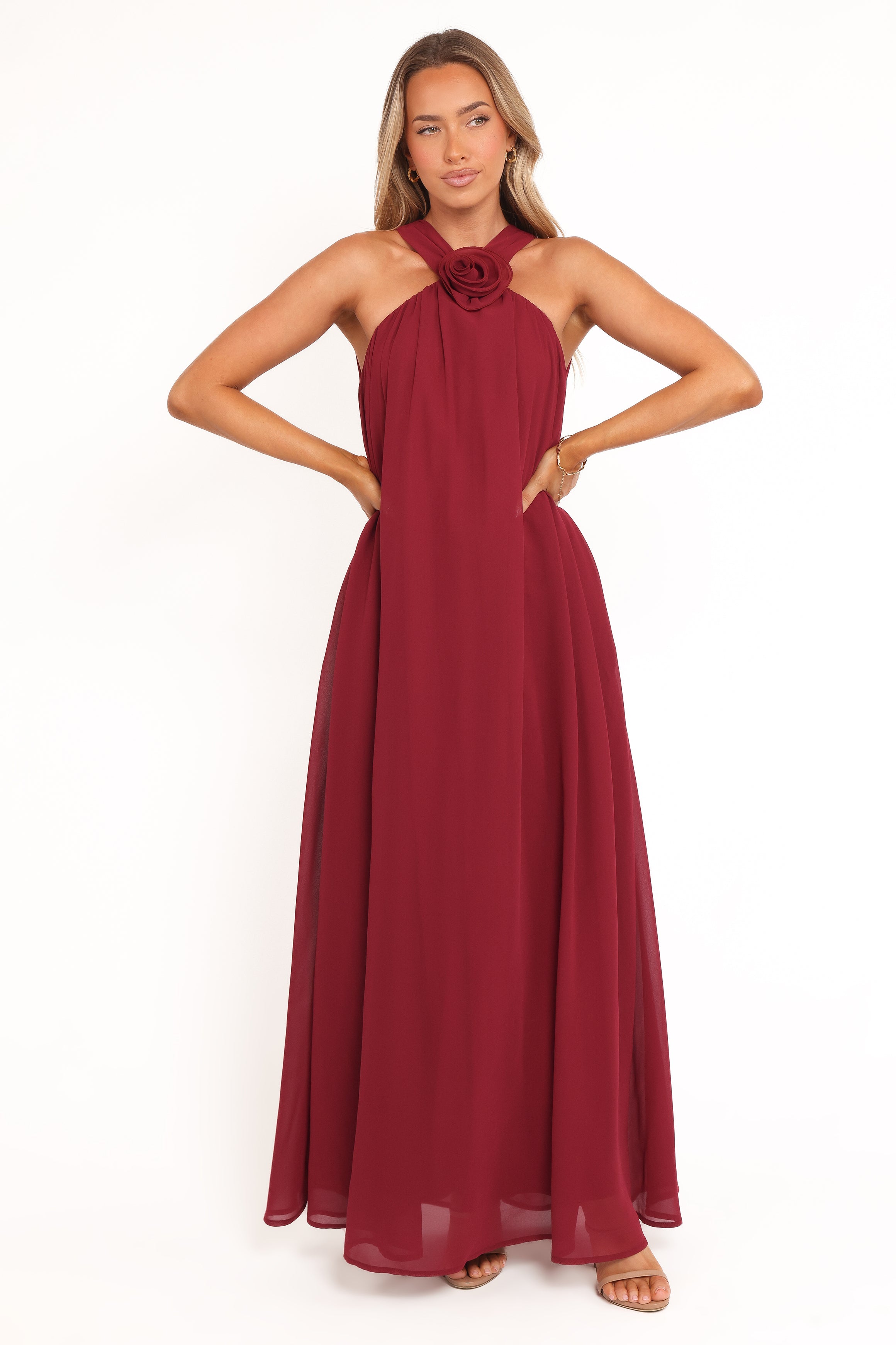 Melba Maxi Dress - Berry