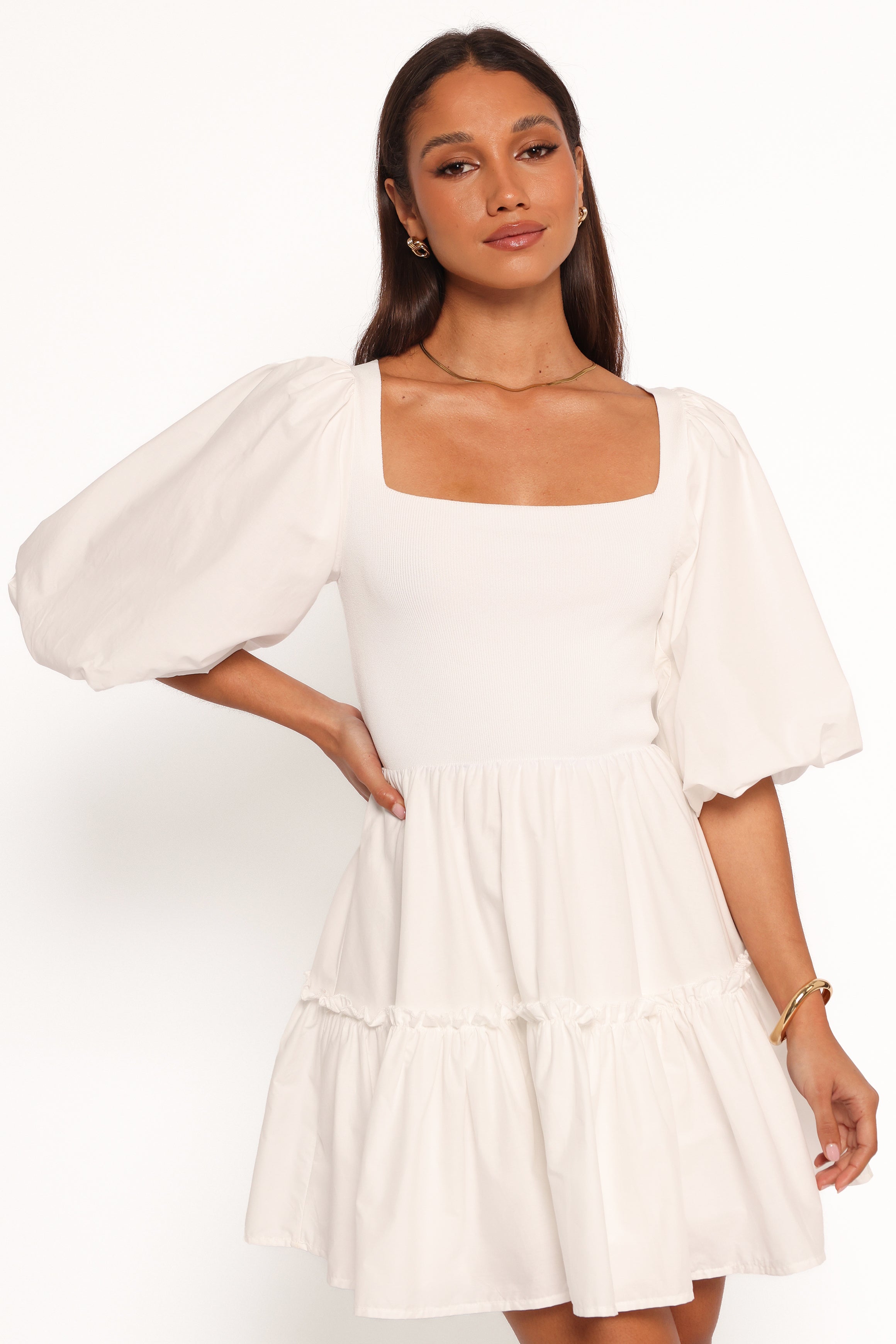 Meredith Mini Dress - White