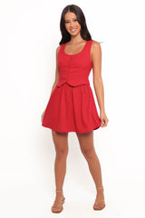 Milani Mini Dress - Red
