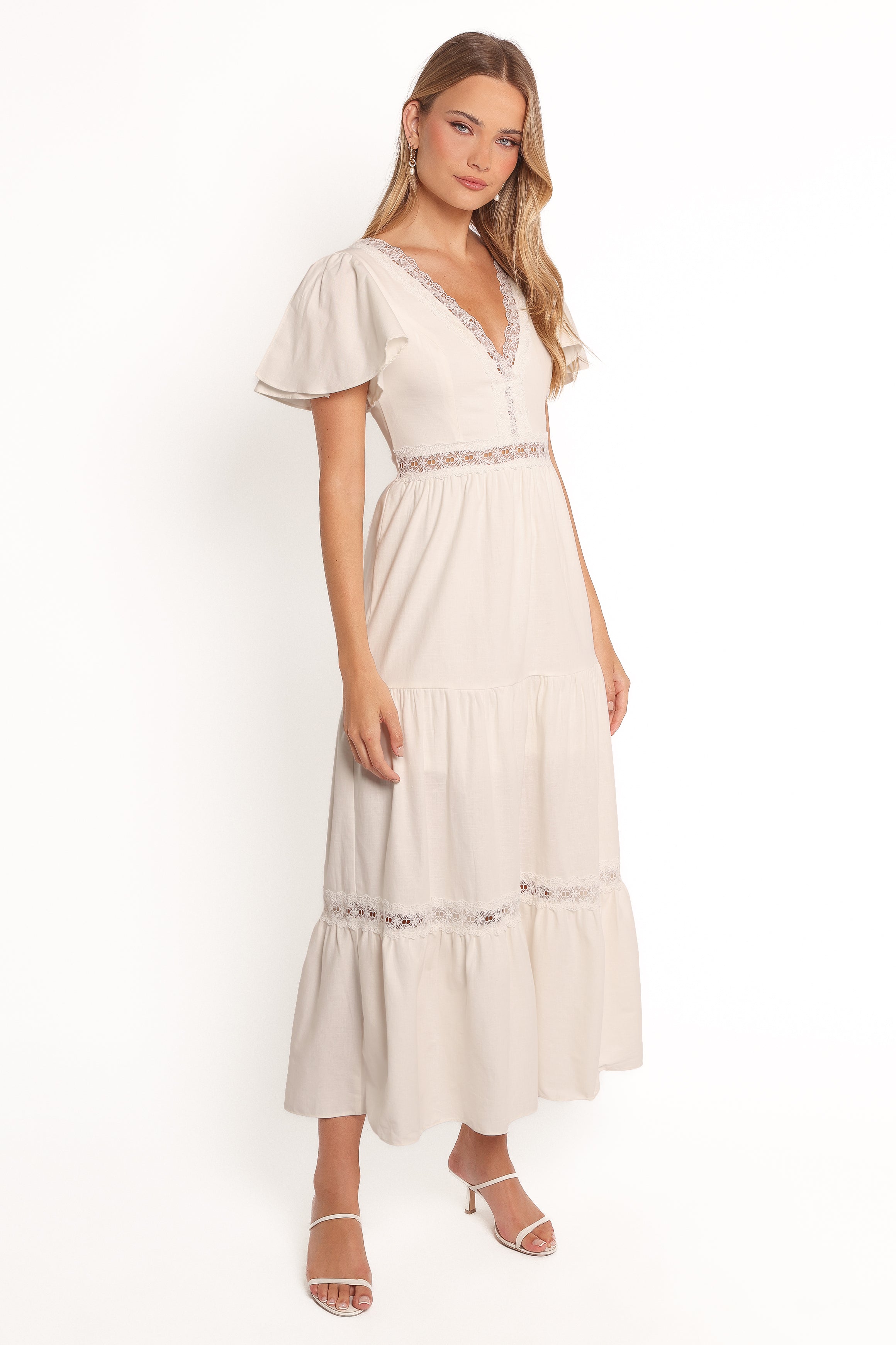Minny Maxi Dress - Cream
