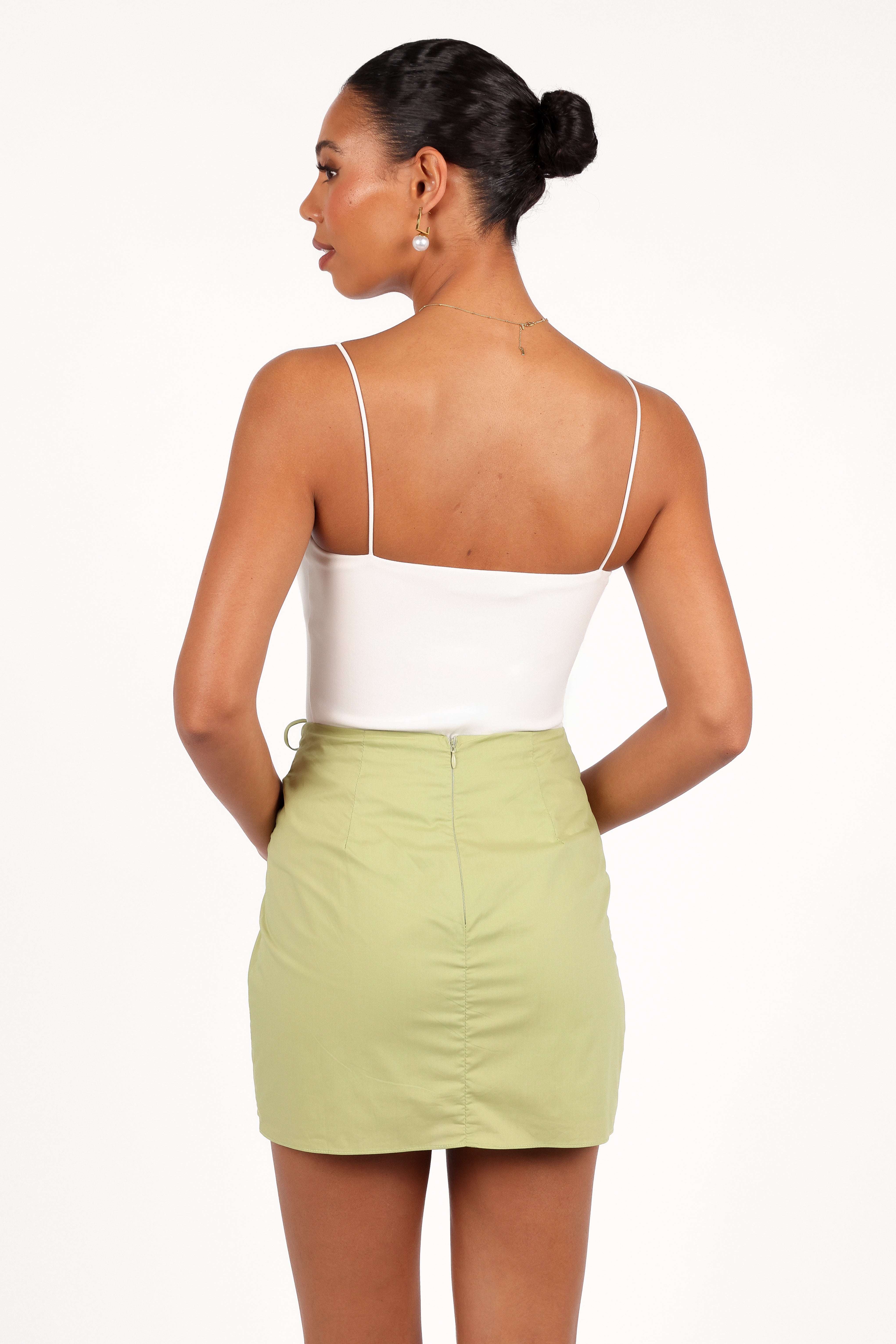 Mirha Mini Skirt - Meadow Green