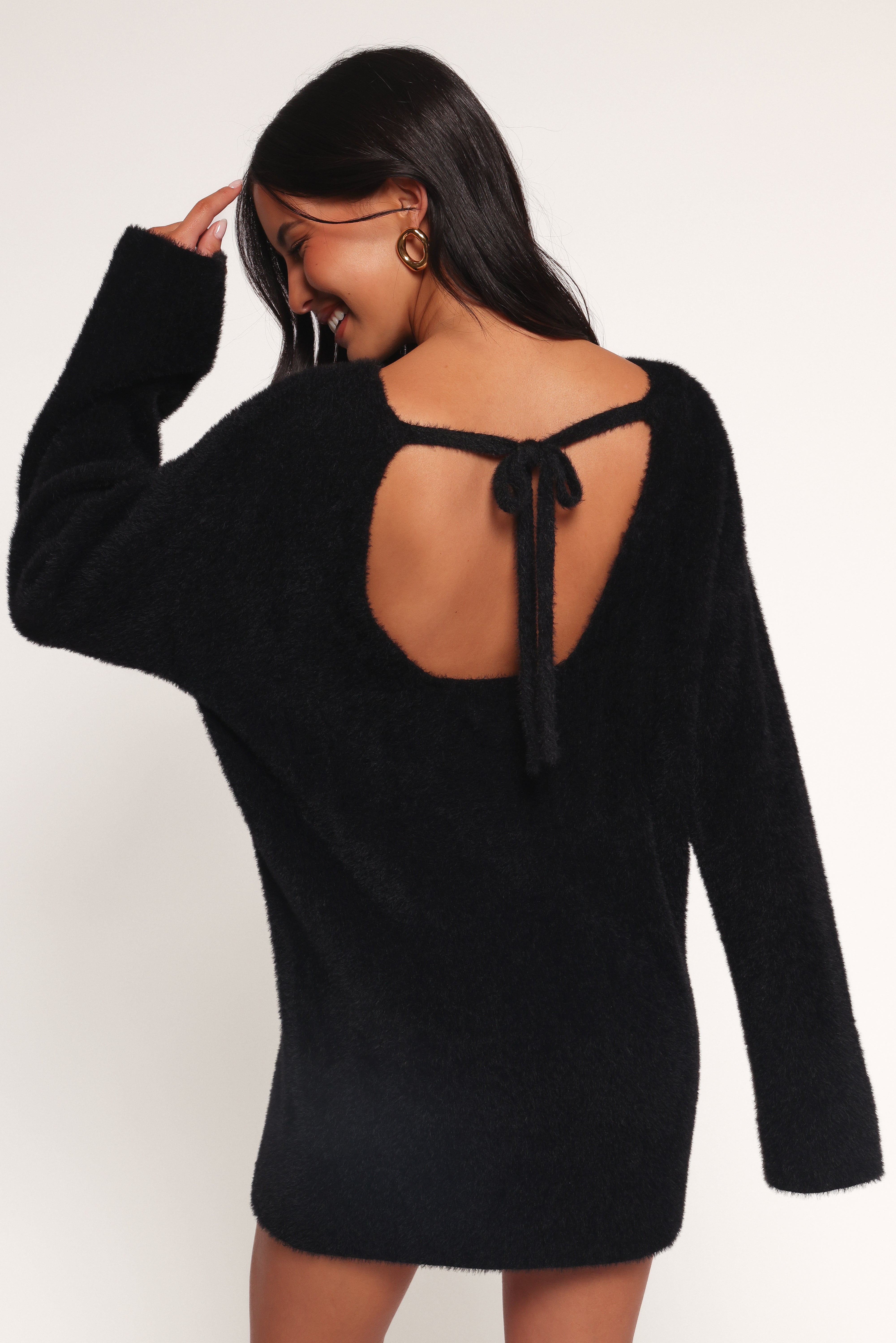 Mitchell Knit Mini Dress - Black