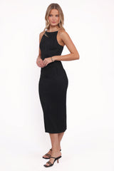Moira Midi Dress - Black