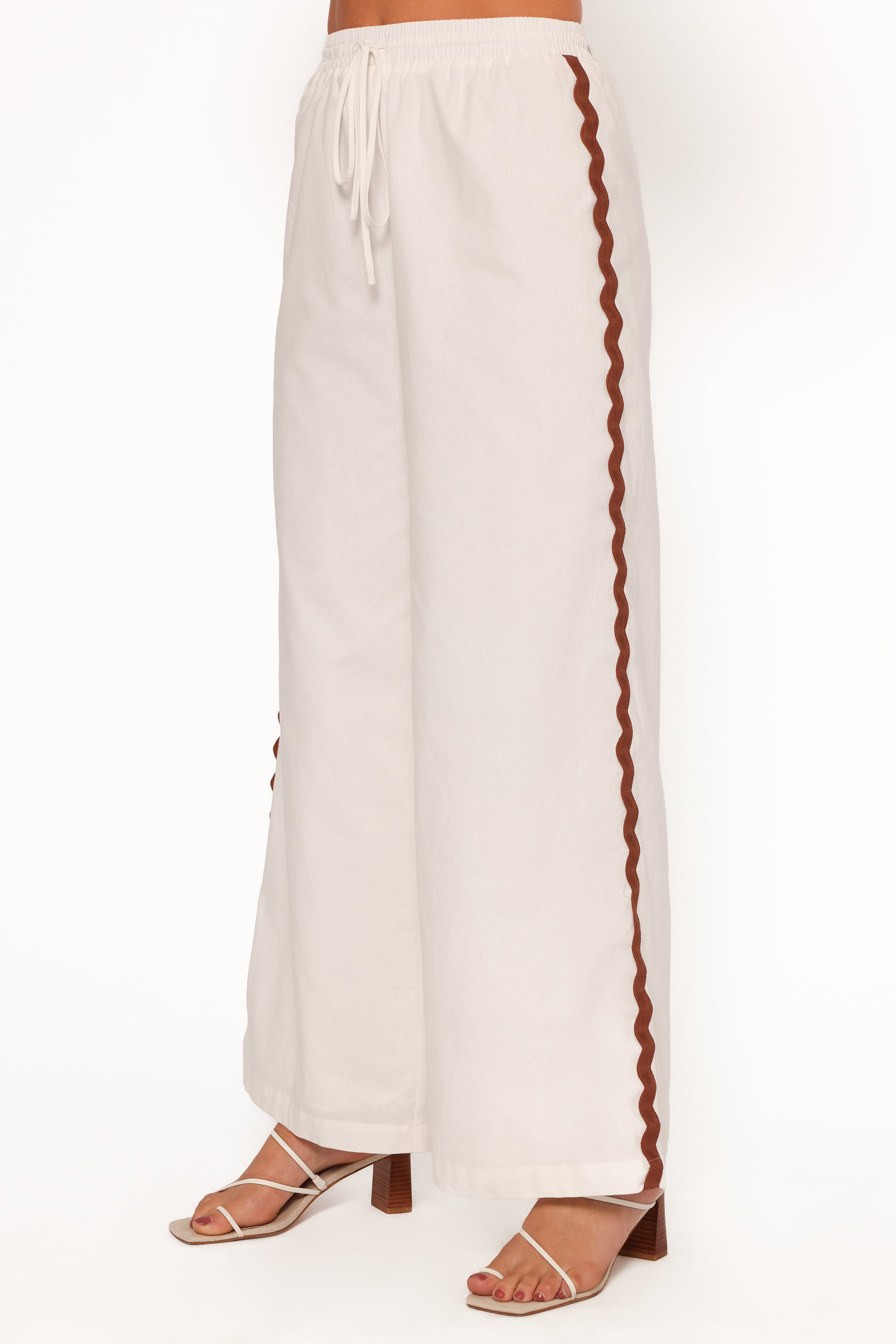 Mollymook Pant - White Tan