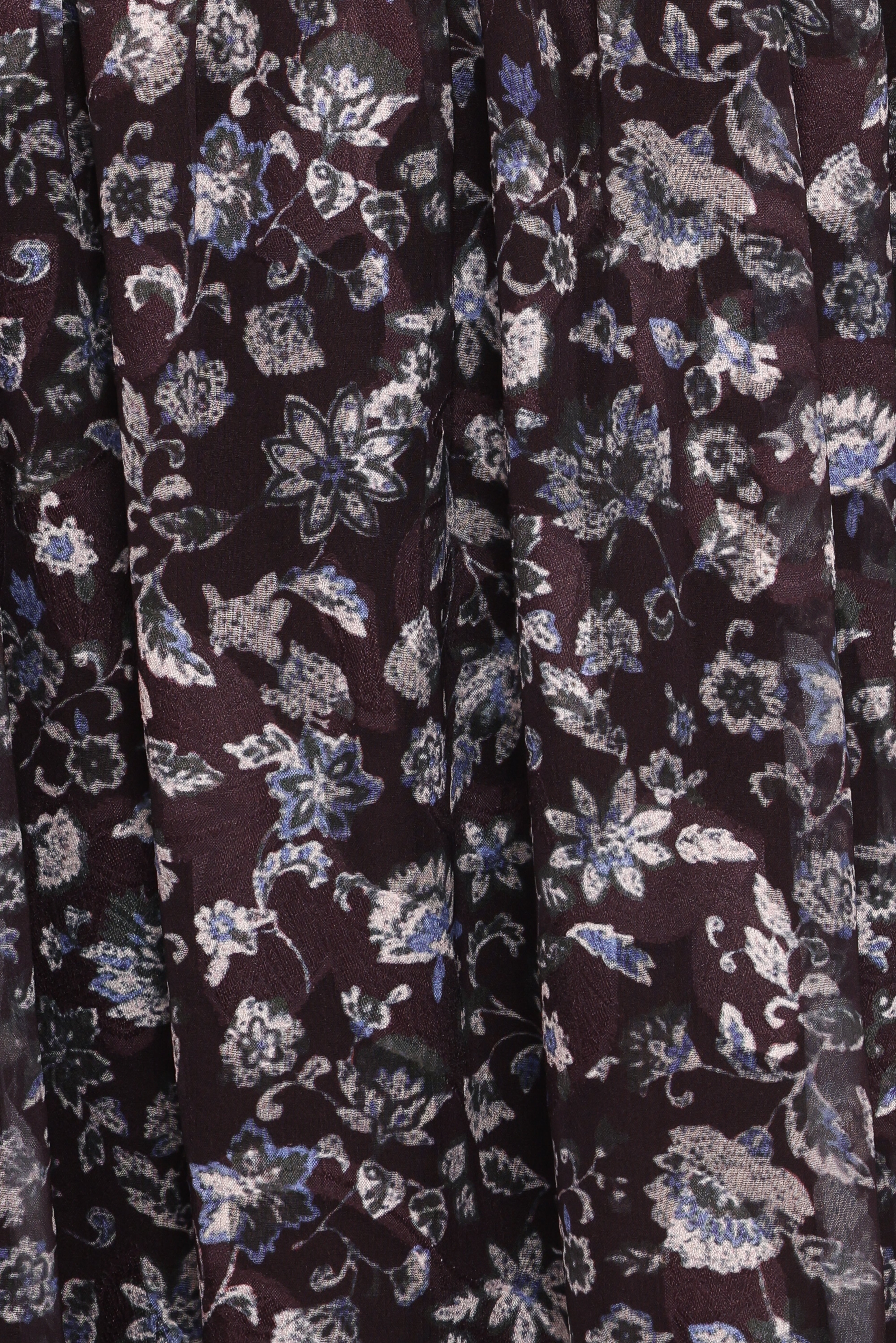 Myles Maxi Dress - Brown/Blue Floral