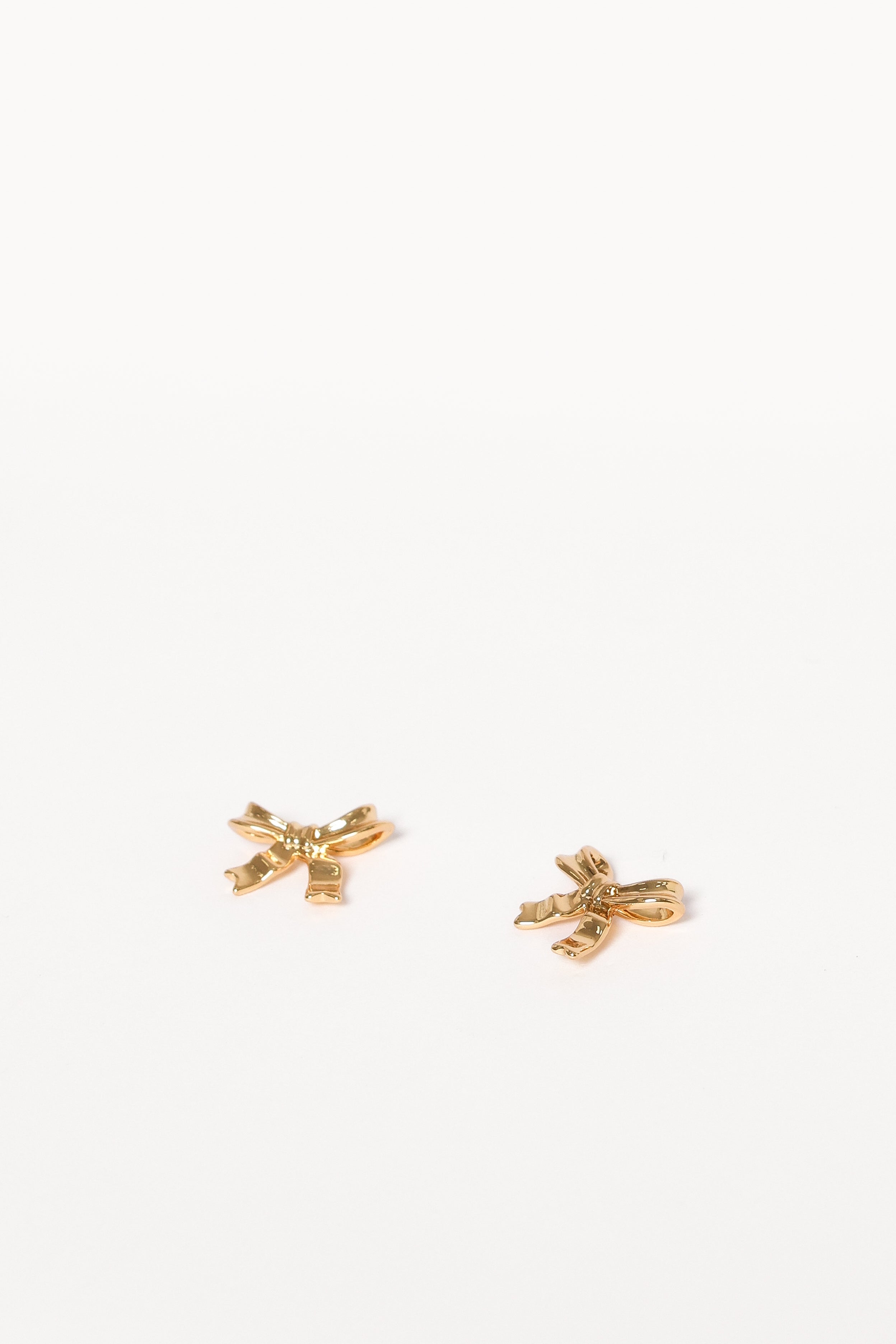 Myra Bow Earrings - Gold