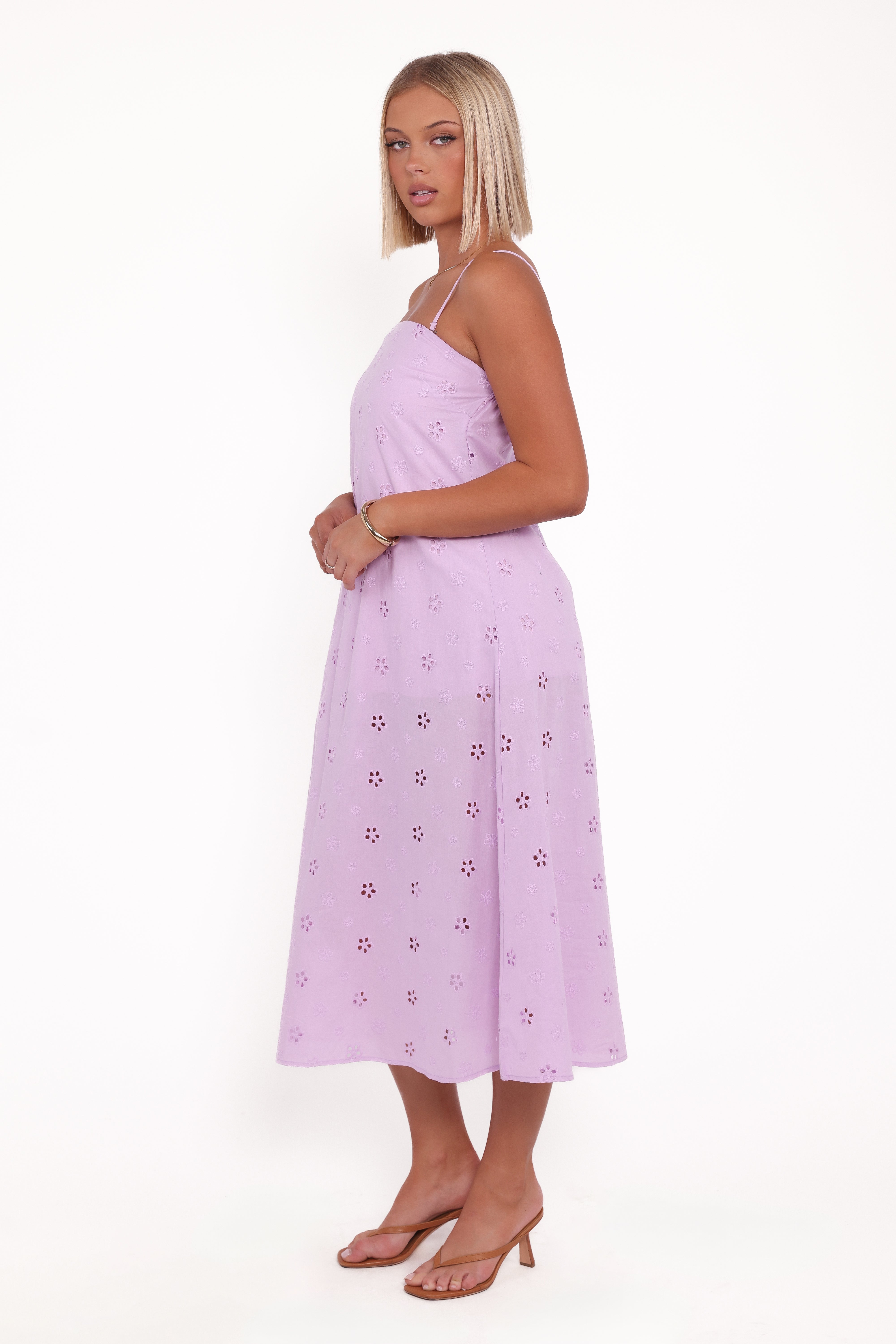 Narcissa Strapless Maxi Dress - Lilac